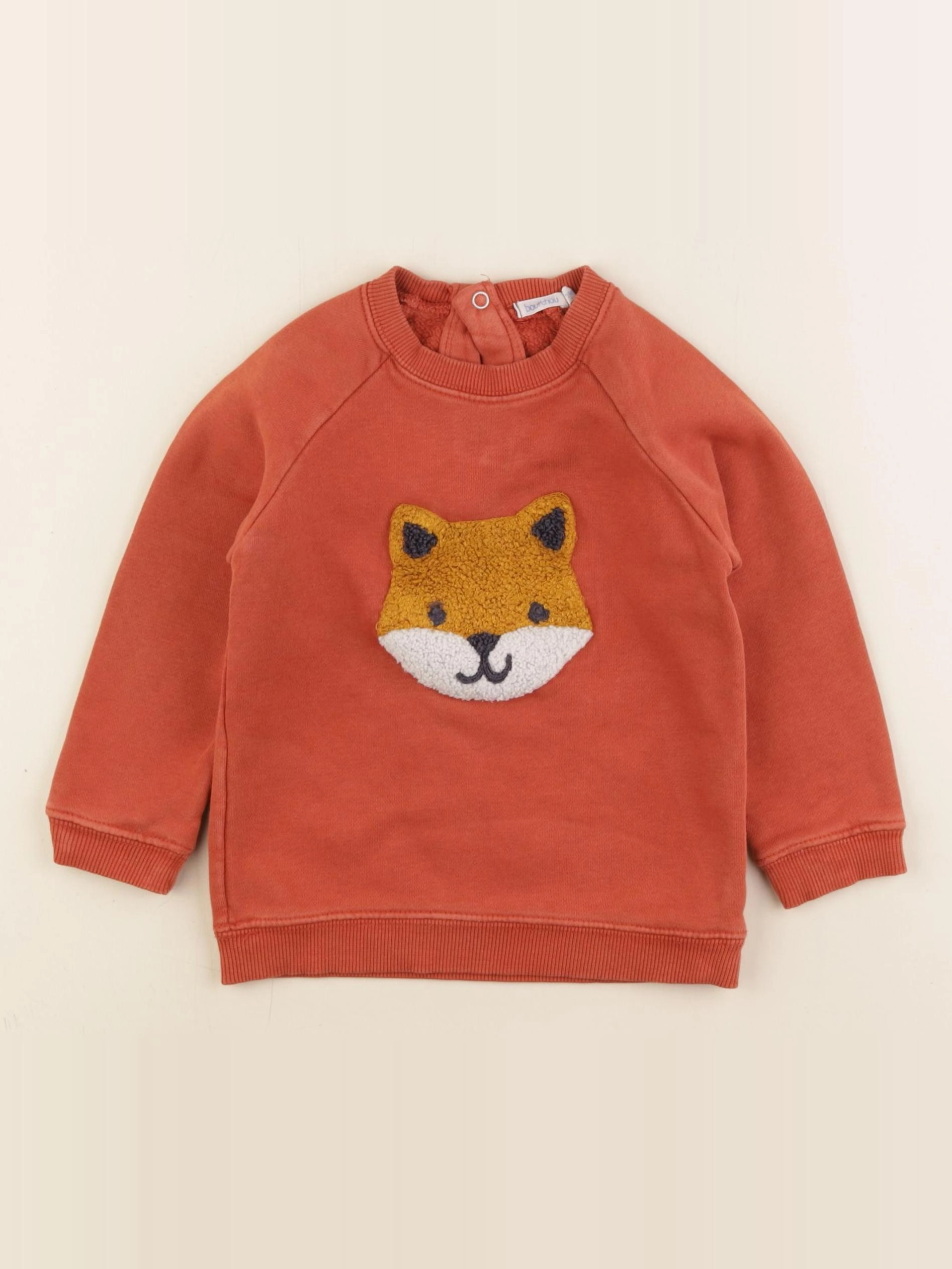 Boutchou - sweat orange - 24 mois