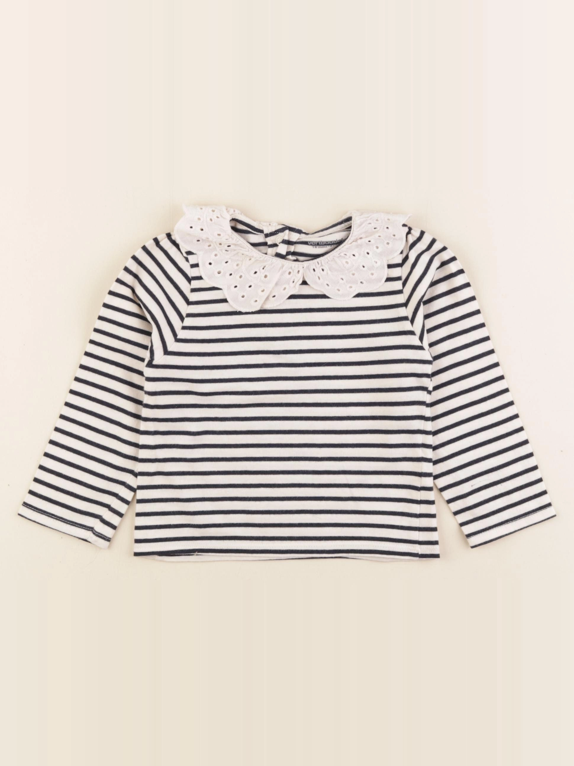 Vertbaudet - tee-shirt bleu - 18 mois