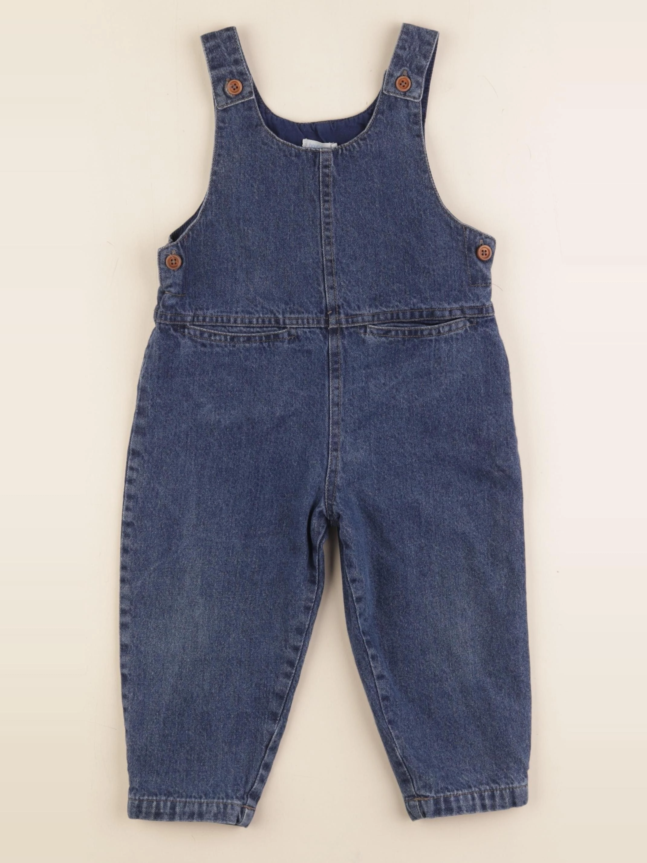 Monoprix - salopette bleu - 24 mois