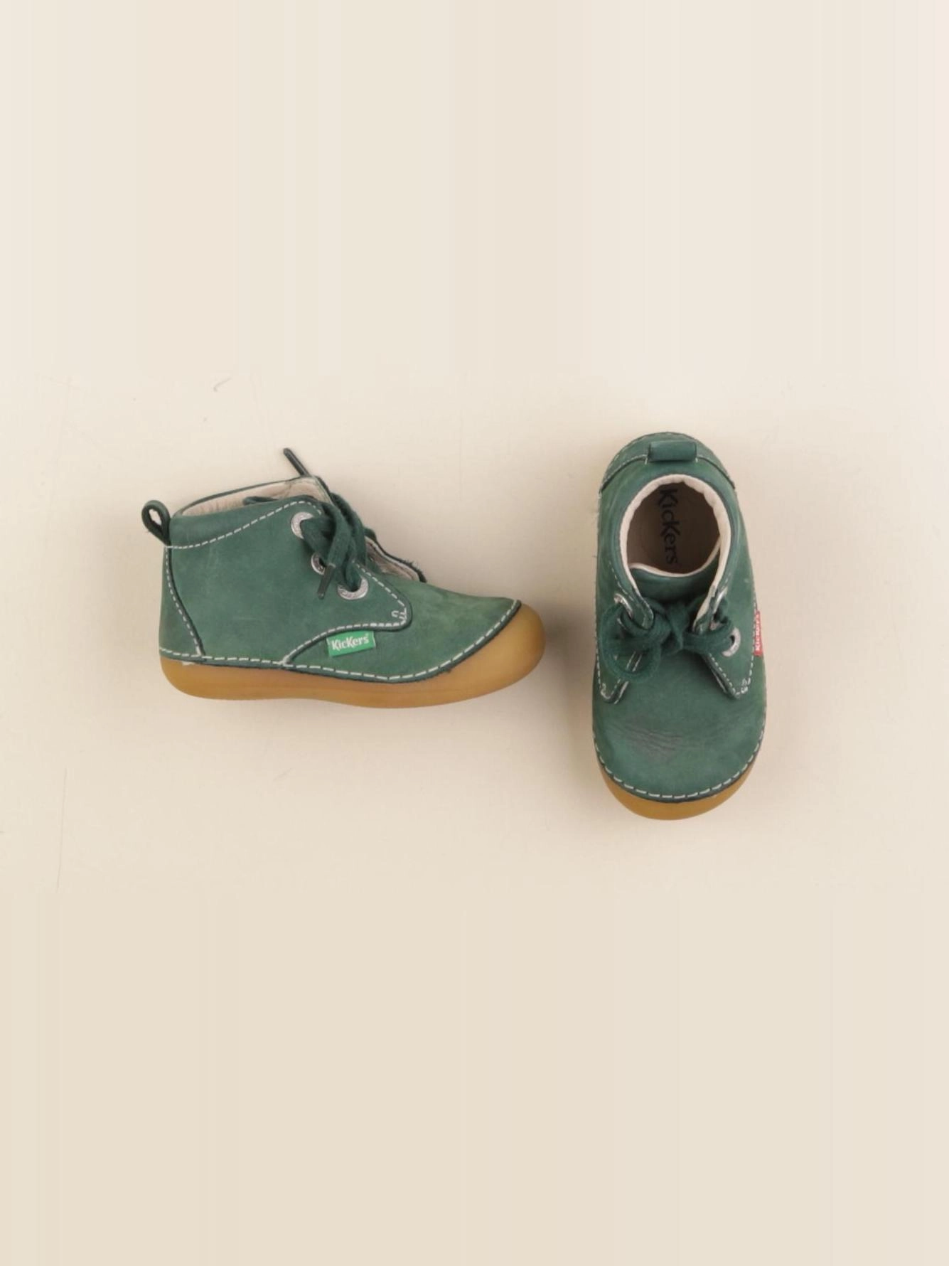 Kickers - bottillons vert - pointure 20