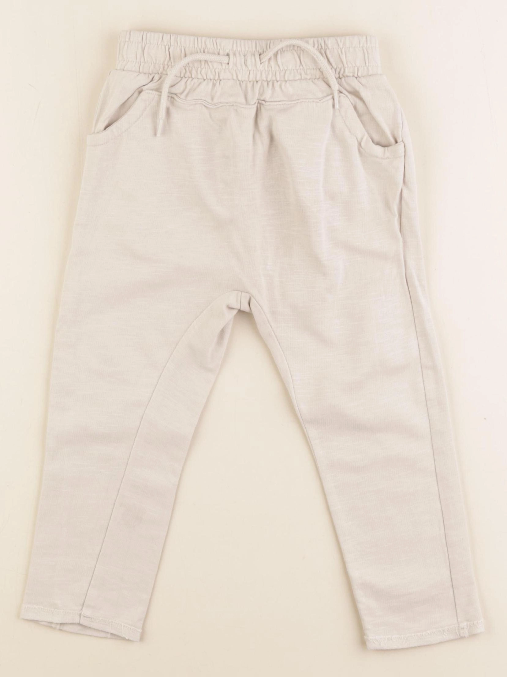 Vertbaudet - pantalon beige - 24 mois
