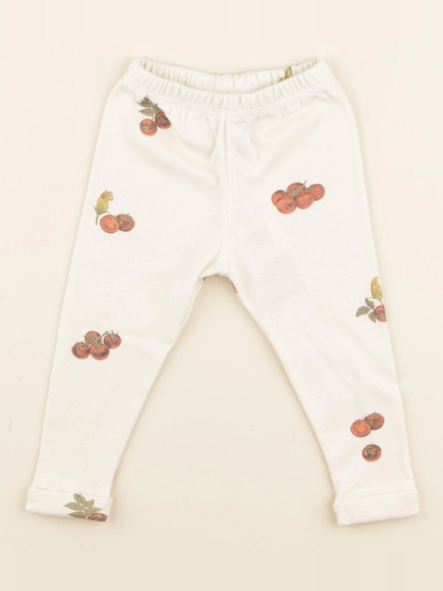 Studio Boheme - Leggings Rom Pom Tomates beige - 6 mois