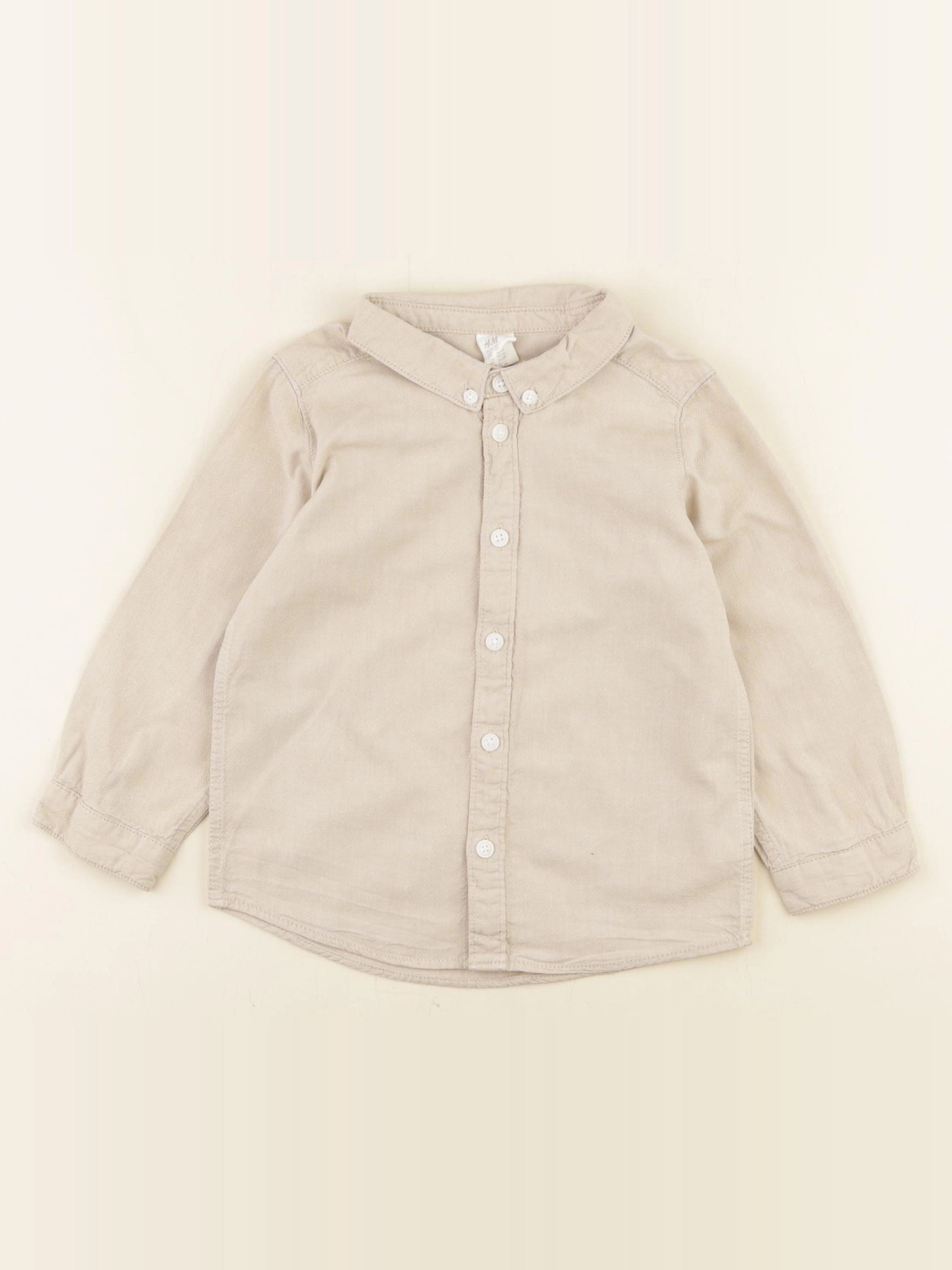 H&M - chemise beige - 2 ans