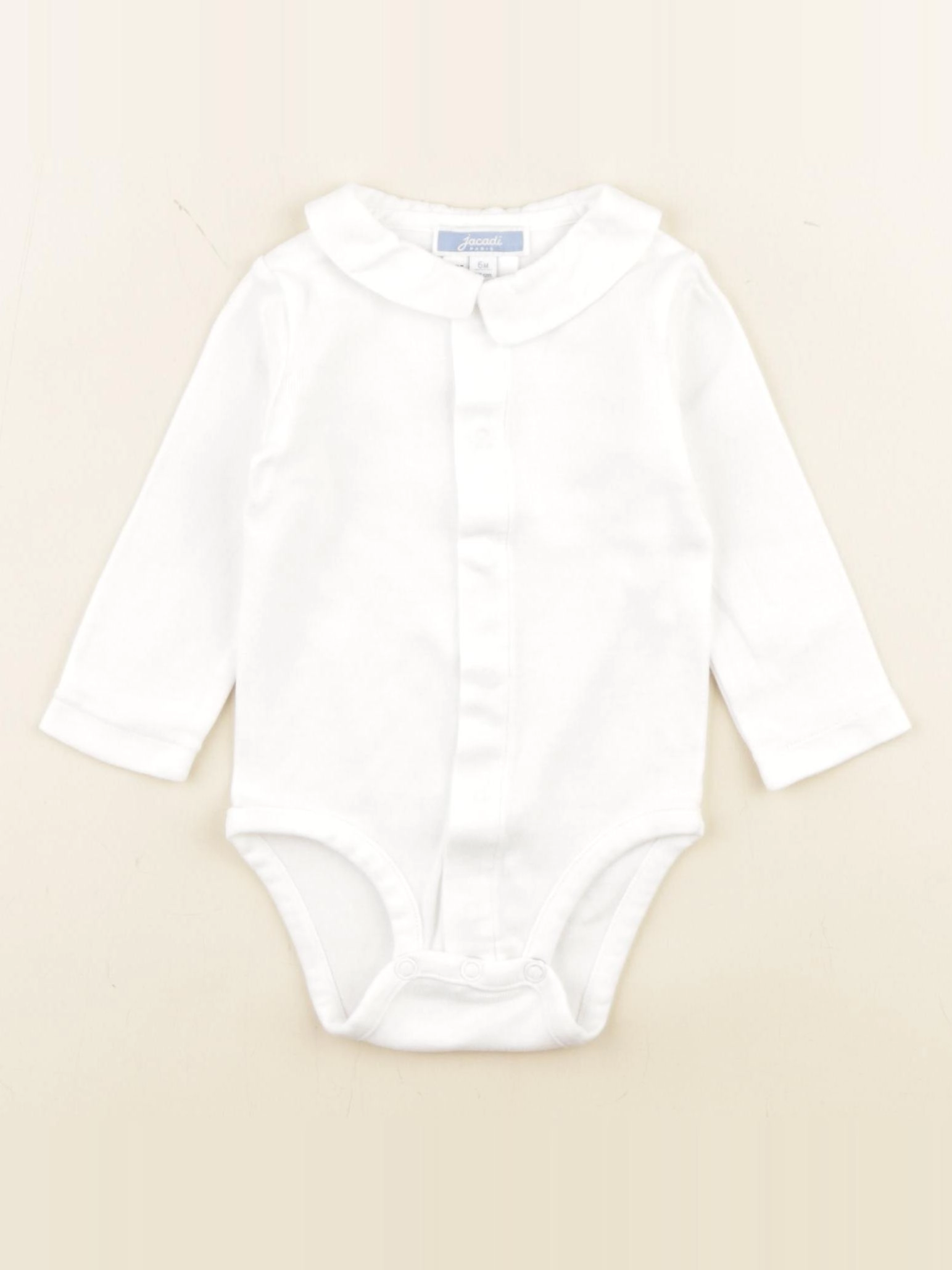 Jacadi - body à col blanc - 6 mois