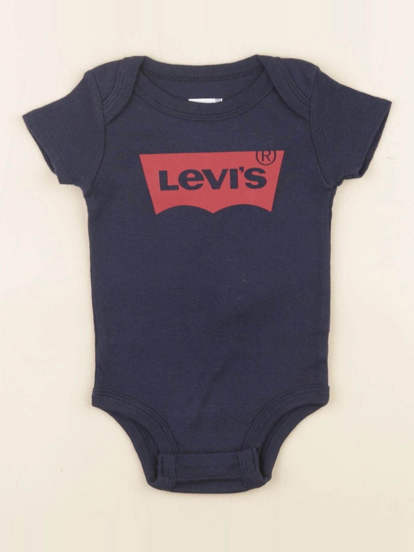 Levi's - body bleu - 0/6 mois