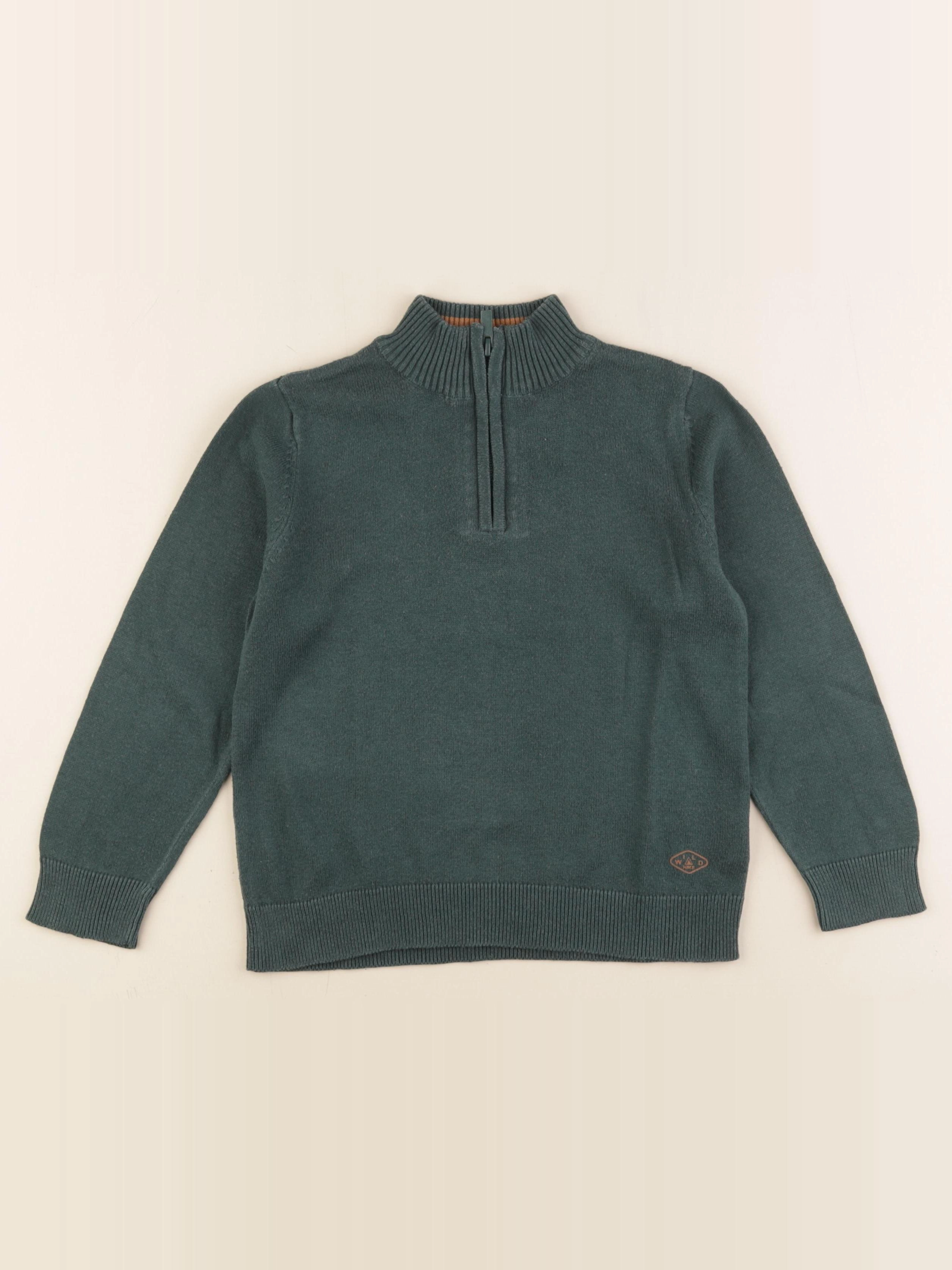 Vertbaudet - pull vert - 6 ans