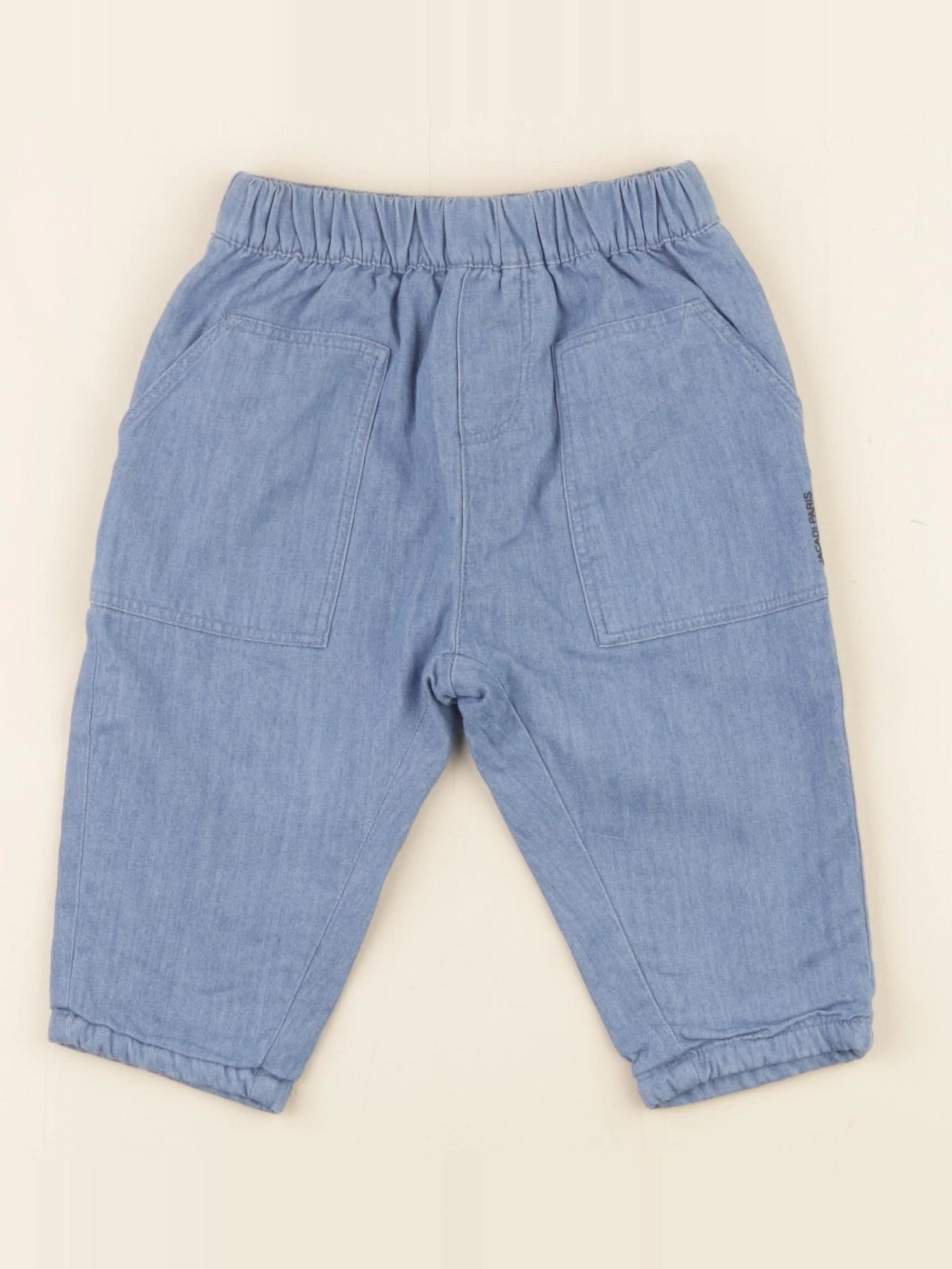 Jacadi - pantalon bleu - 6 mois