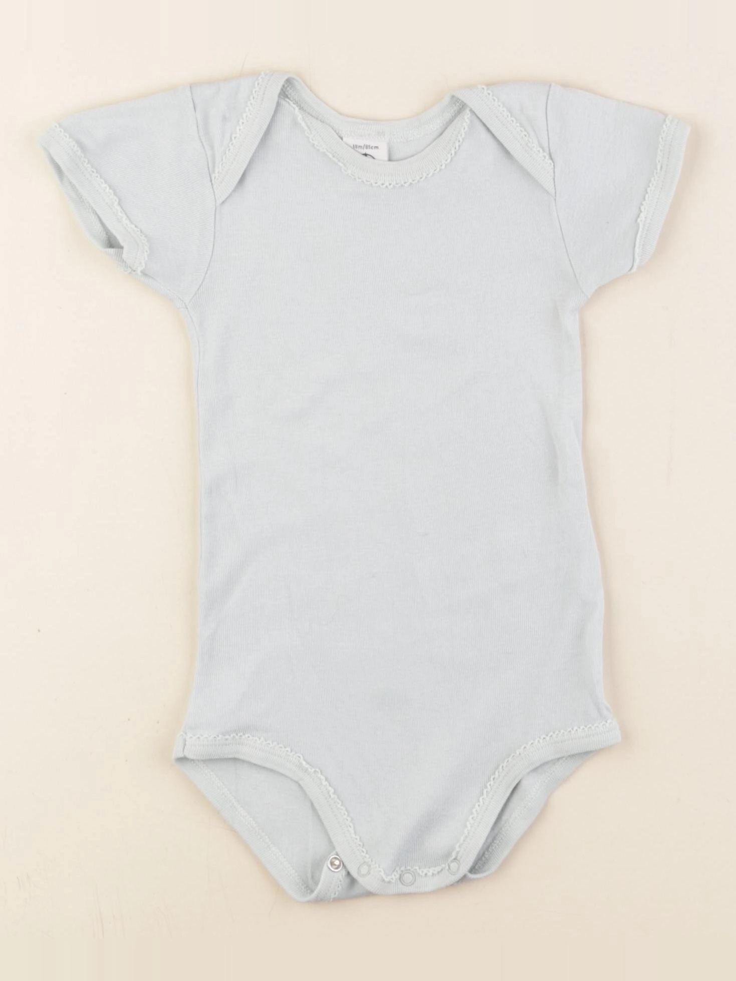 Petit Bateau - body bleu - 18 mois