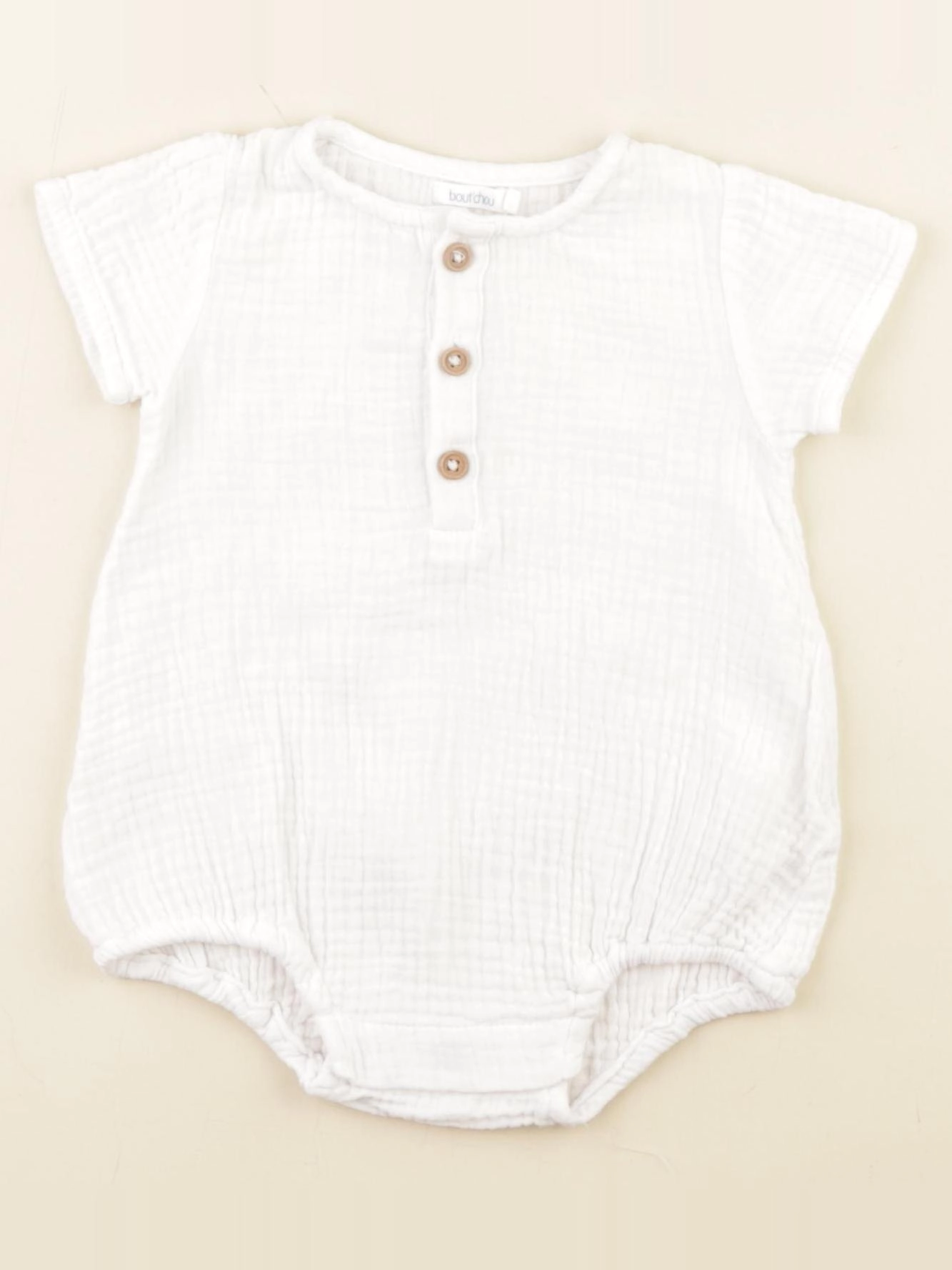 Boutchou - combinaison blanc - 3 mois