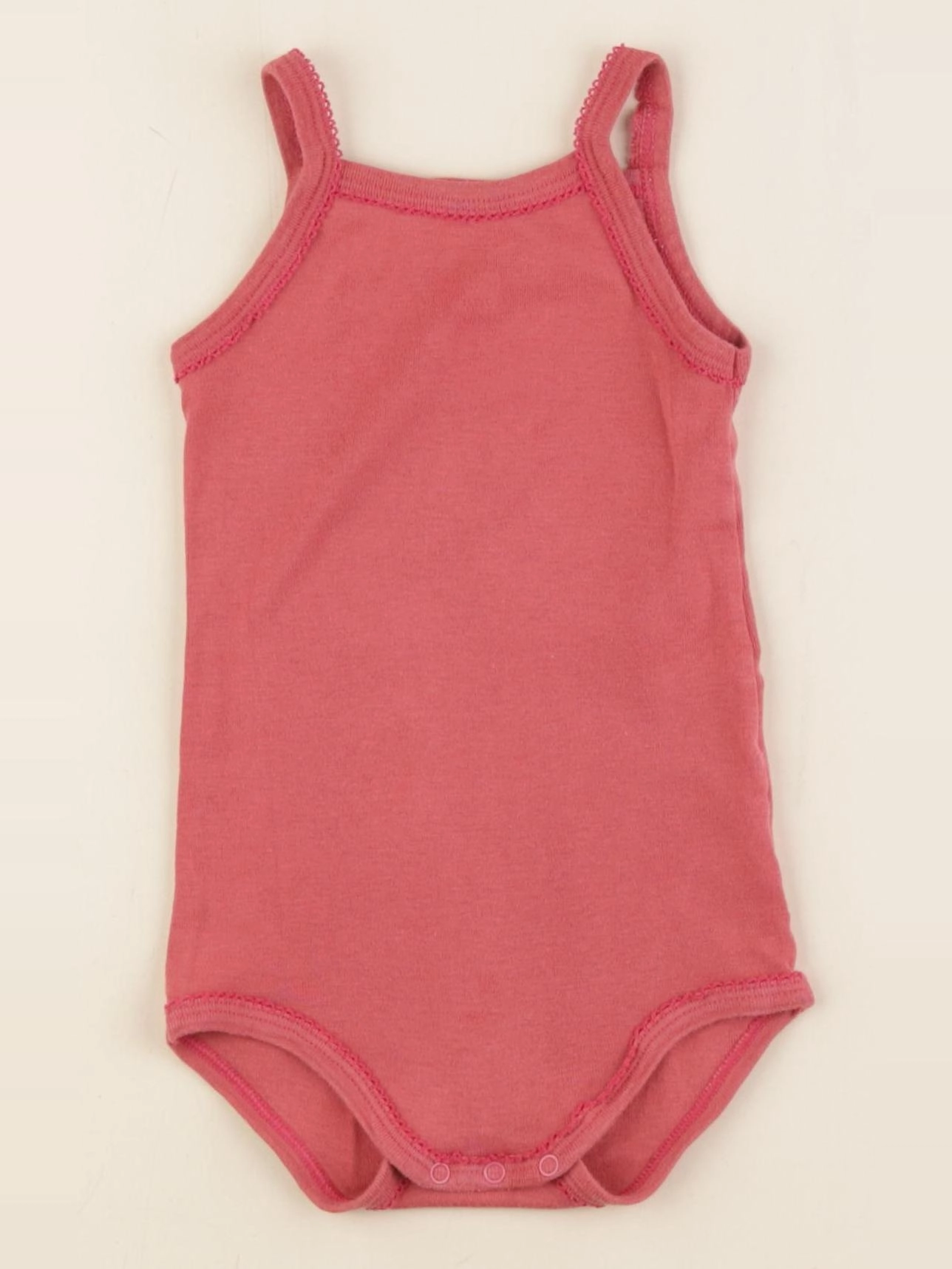 Petit Bateau - body rose - 18 mois