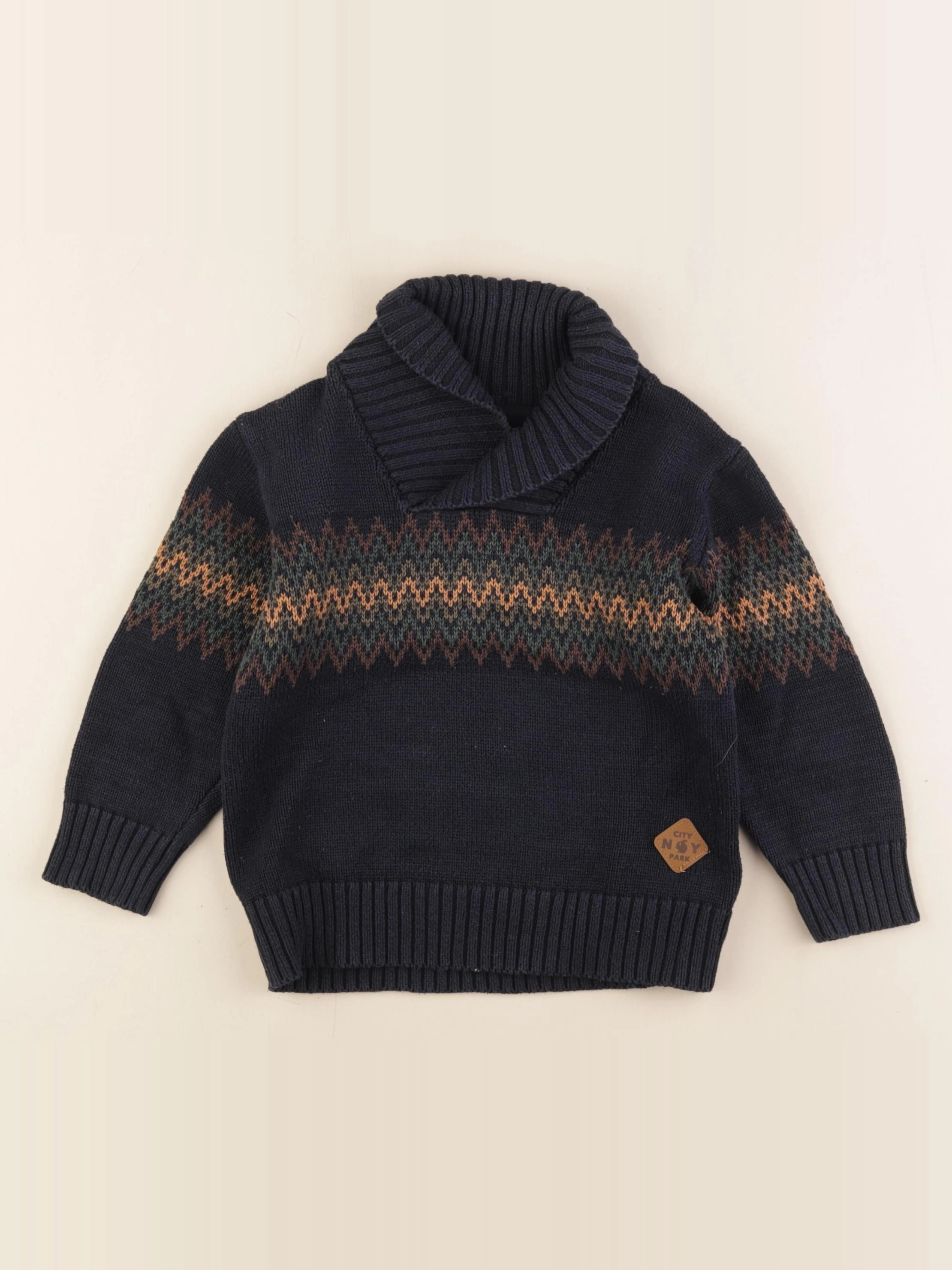 Vertbaudet - pull bleu - 4 ans