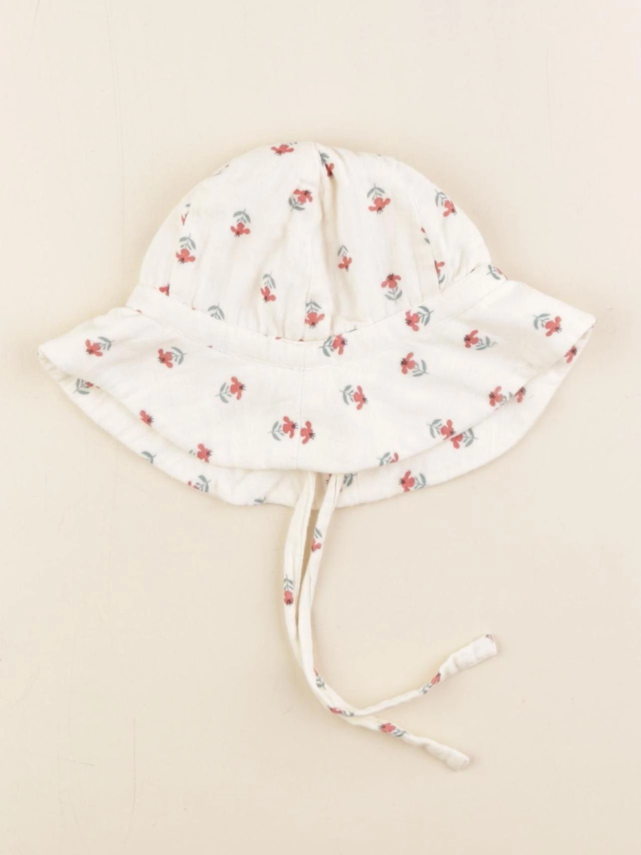 Petit Bateau - chapeau blanc - 12/18 mois