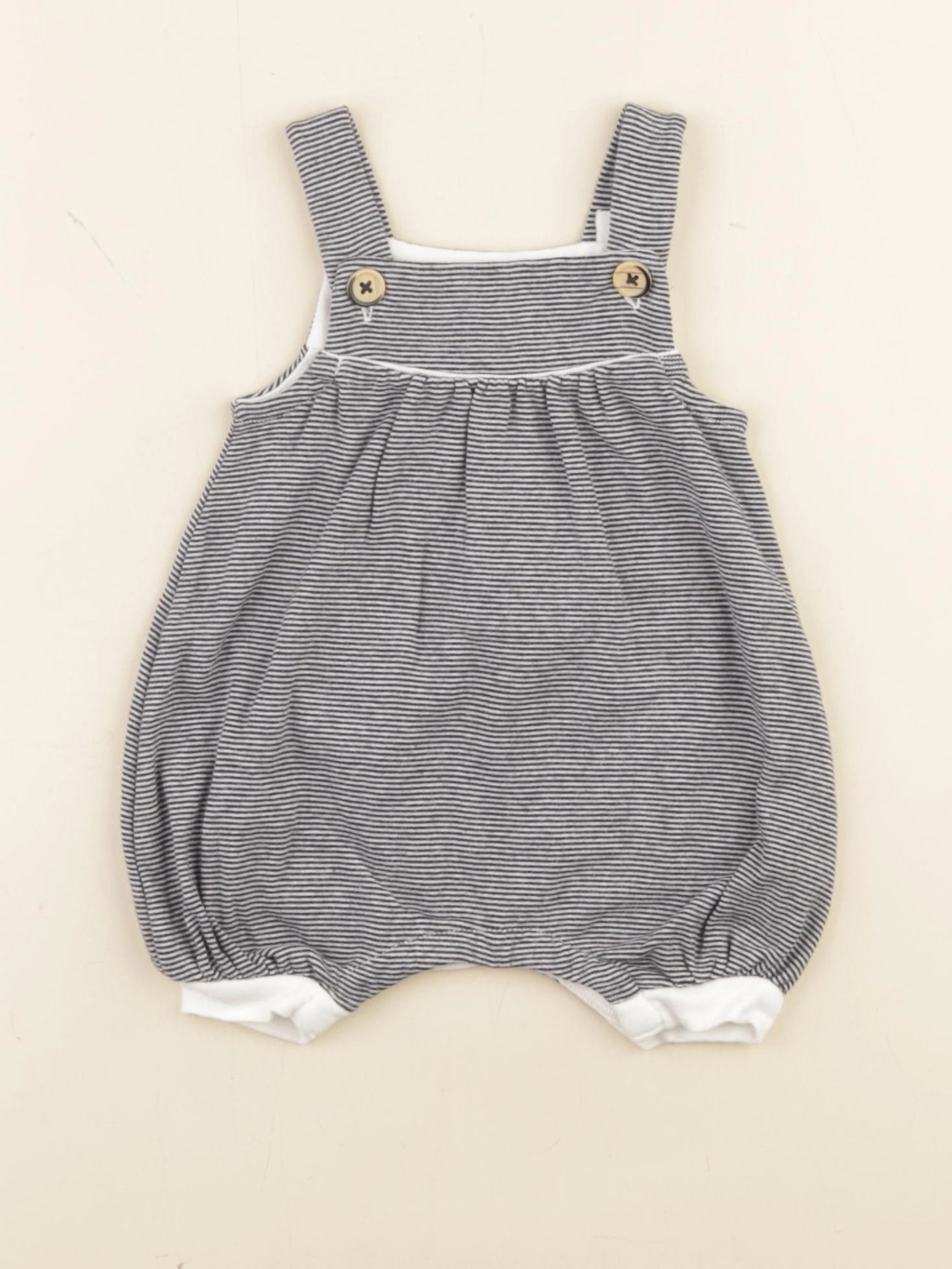 Petit Bateau - combinaison bleu - 3 mois