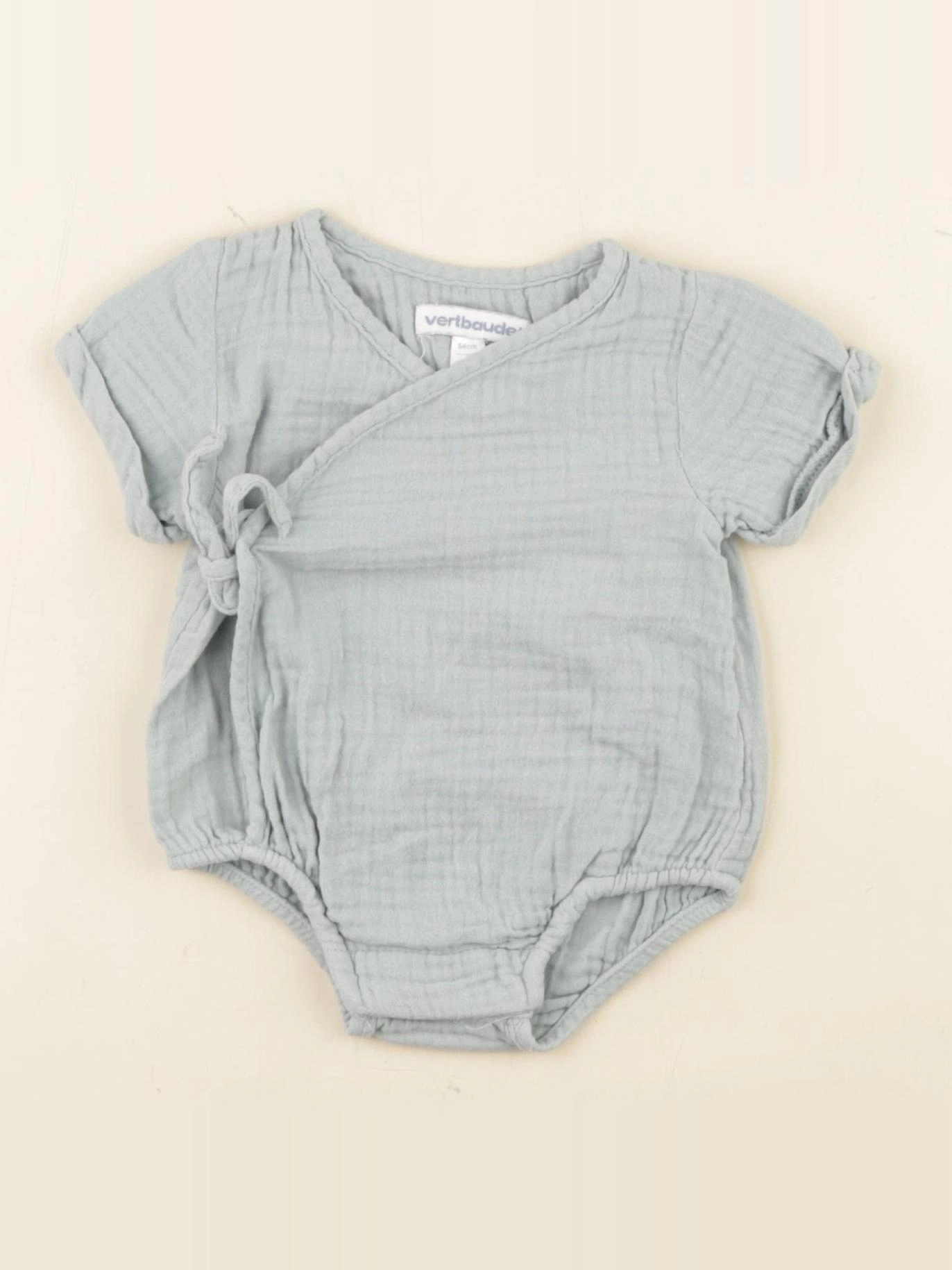 Vertbaudet - combinaison vert - 1 mois