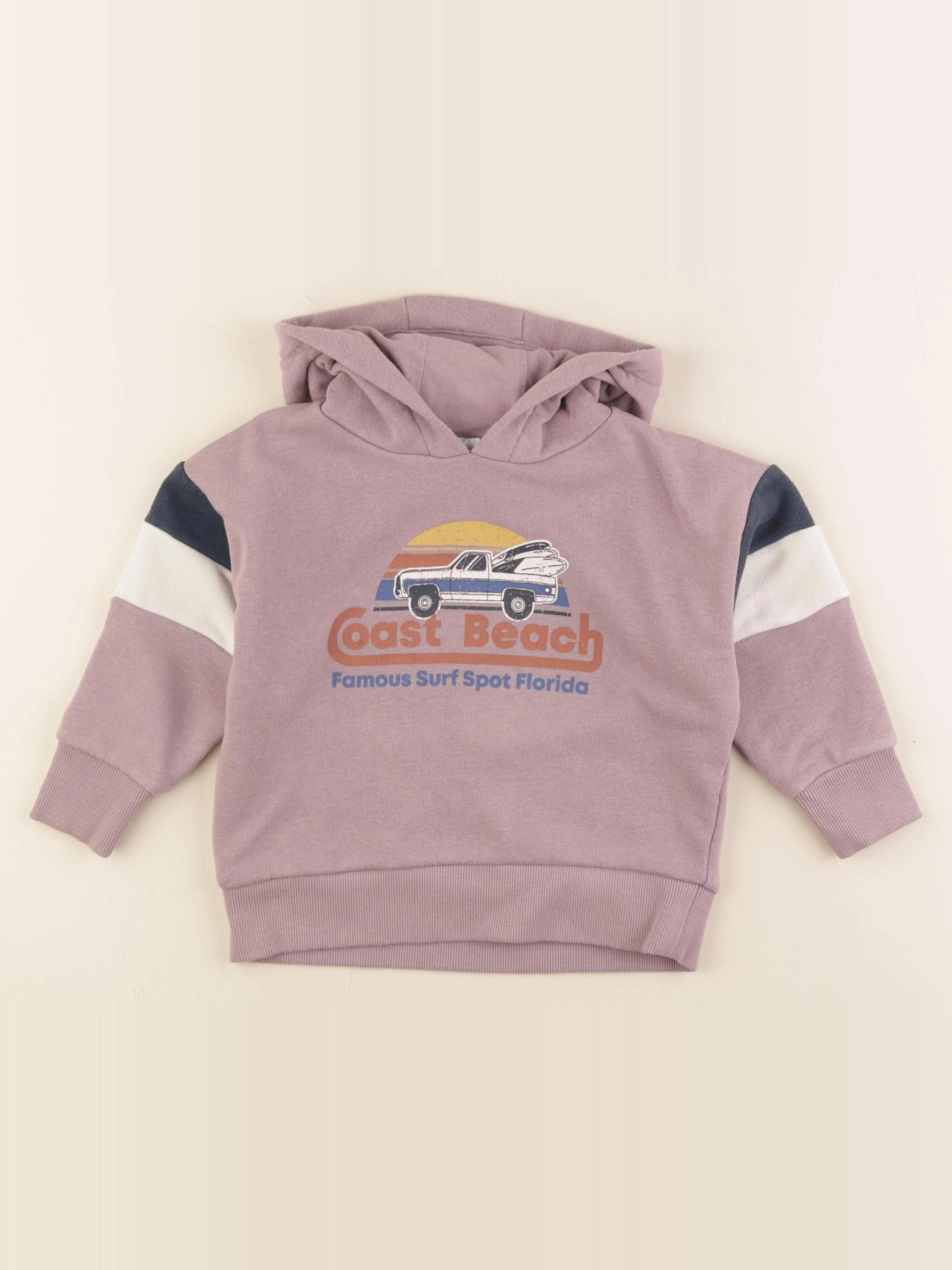 Vertbaudet - sweat violet - 3 ans