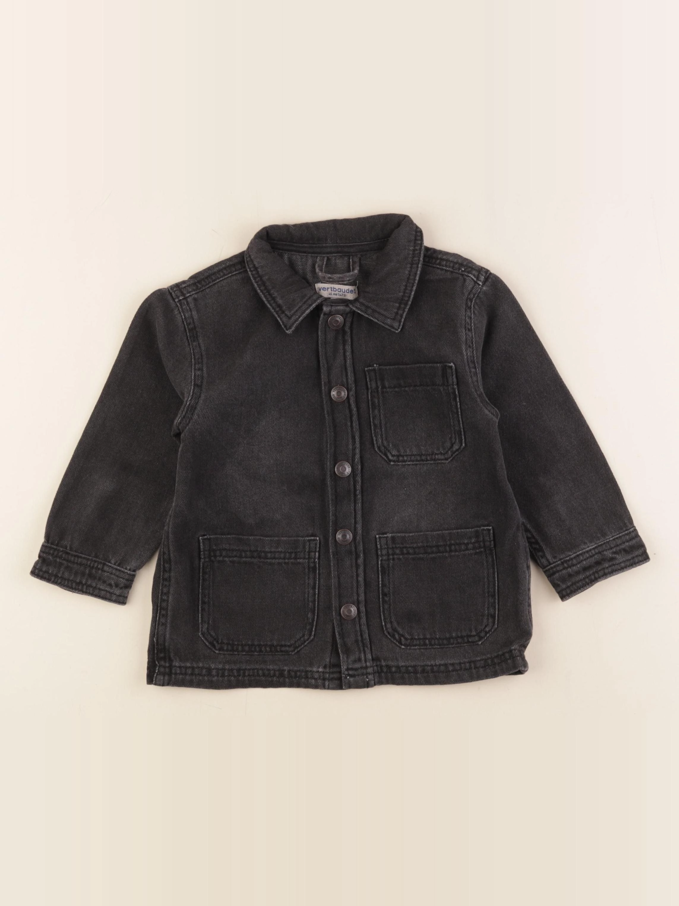 Vertbaudet - chemise noir - 3 ans