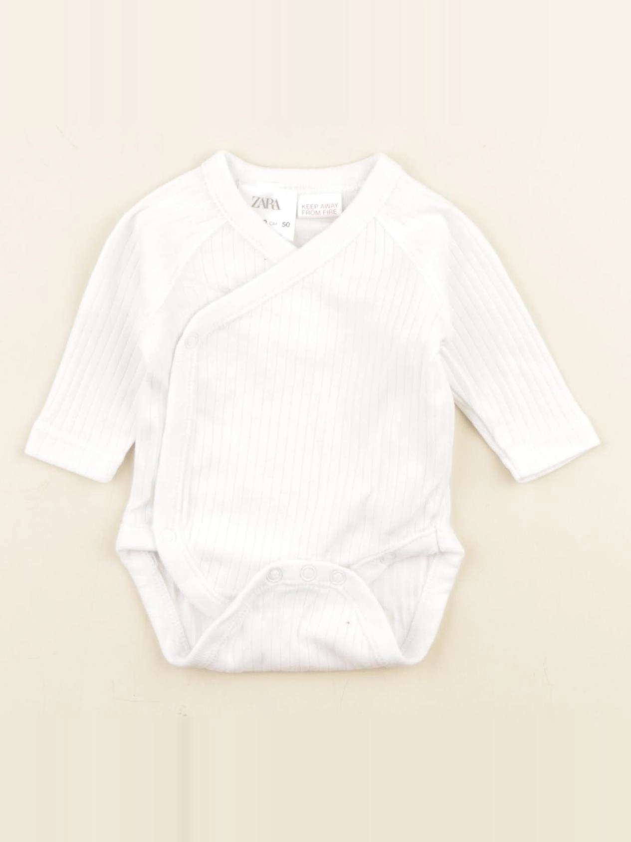 Zara - body blanc - 1/3 mois