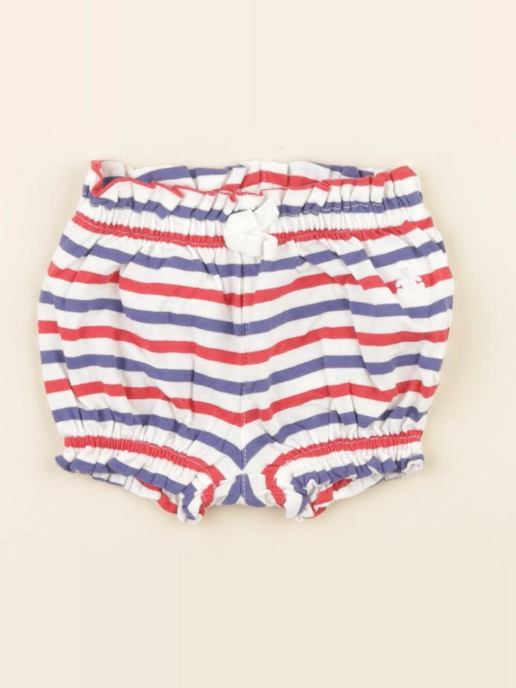 GAP - bloomer bleu, blanc - 0/3 mois