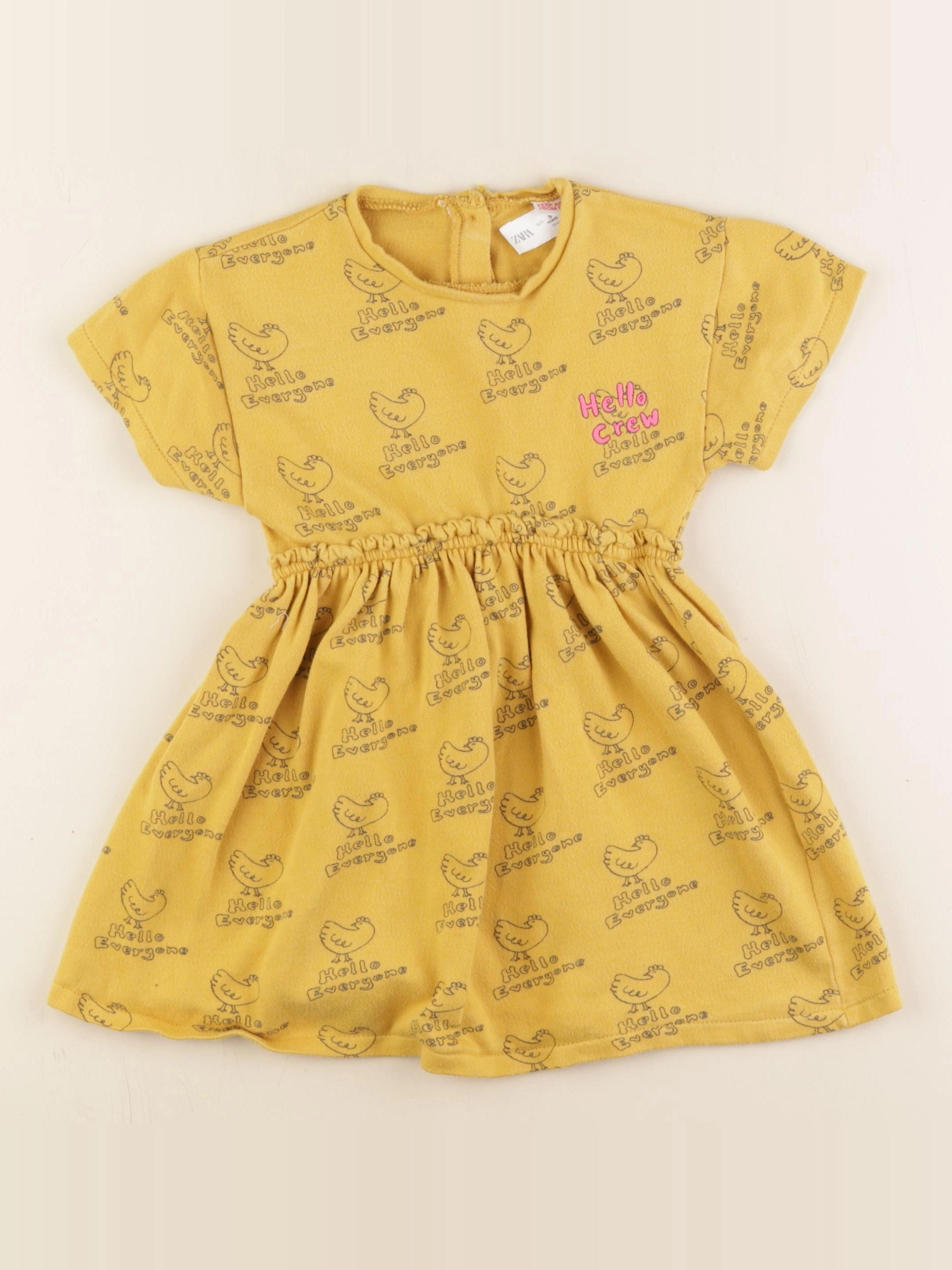 Zara - robe jaune - 5 ans