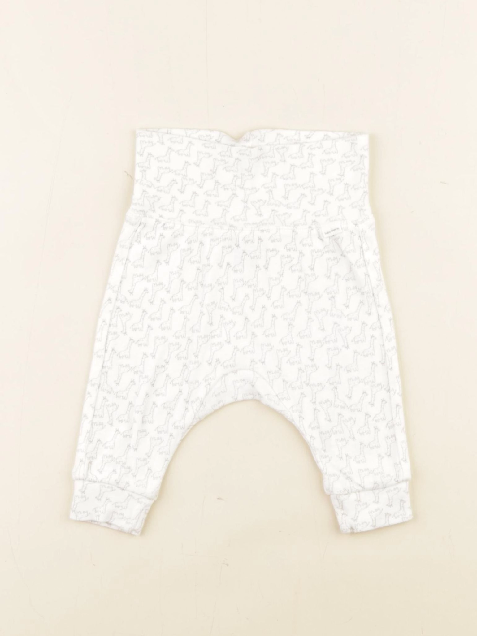 H&M - legging blanc - 1/2 mois