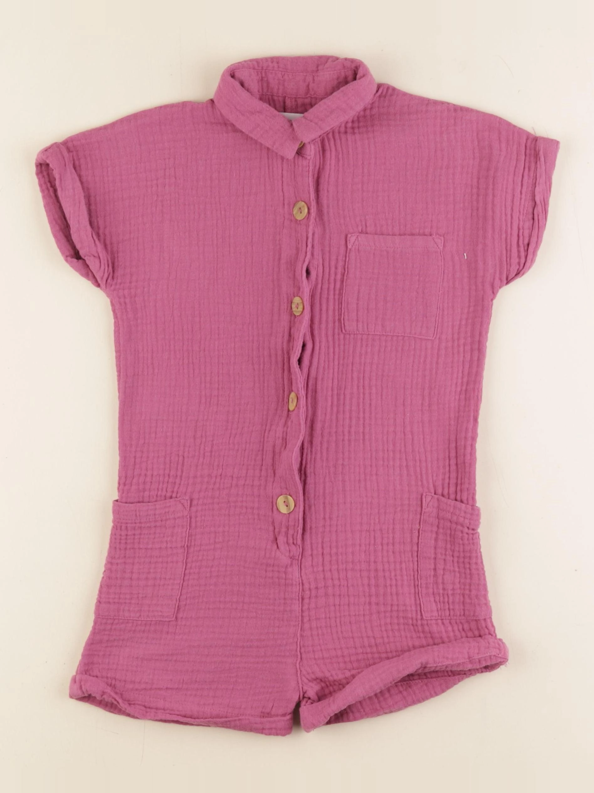 Vertbaudet - combinaison rose - 5 ans