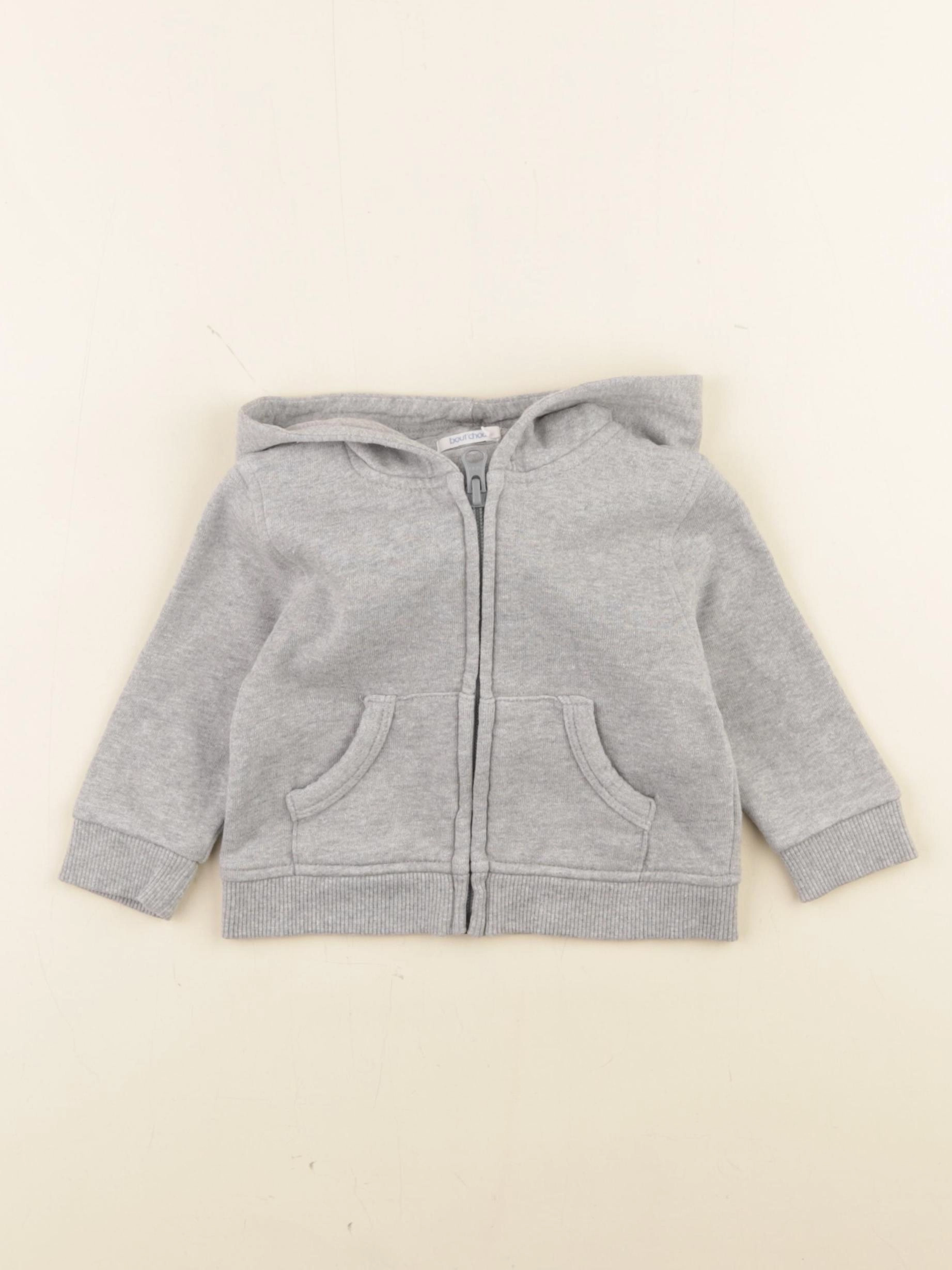 Boutchou - sweat gris - 6 mois