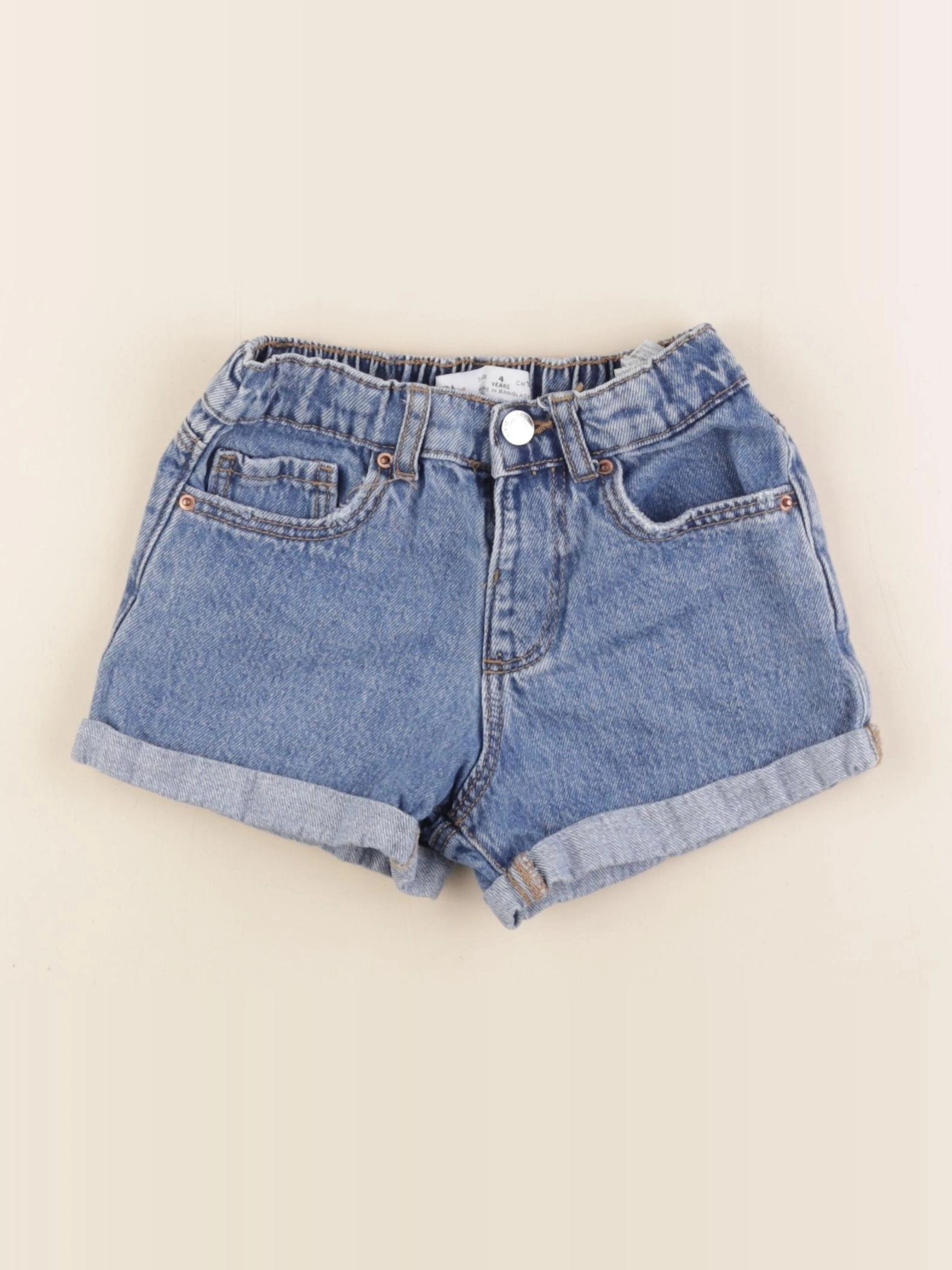 Zara - short bleu - 4 ans