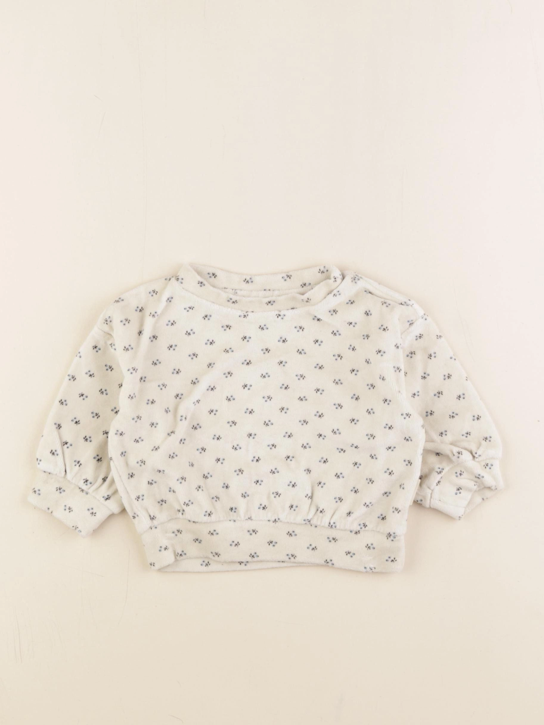Poudre Organic - sweat blanc - 3 mois