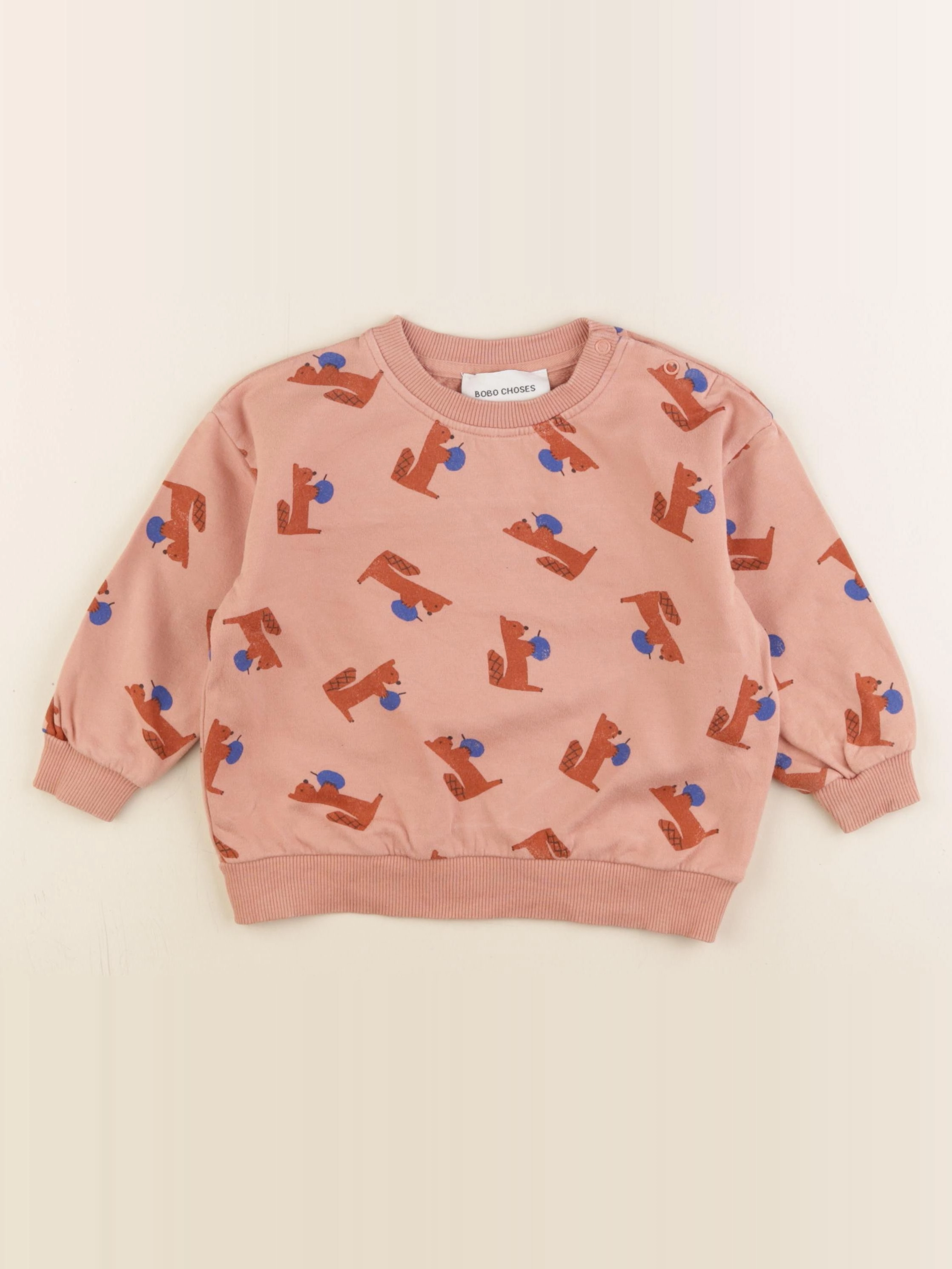 Bobo Choses - sweat rose - 9 mois