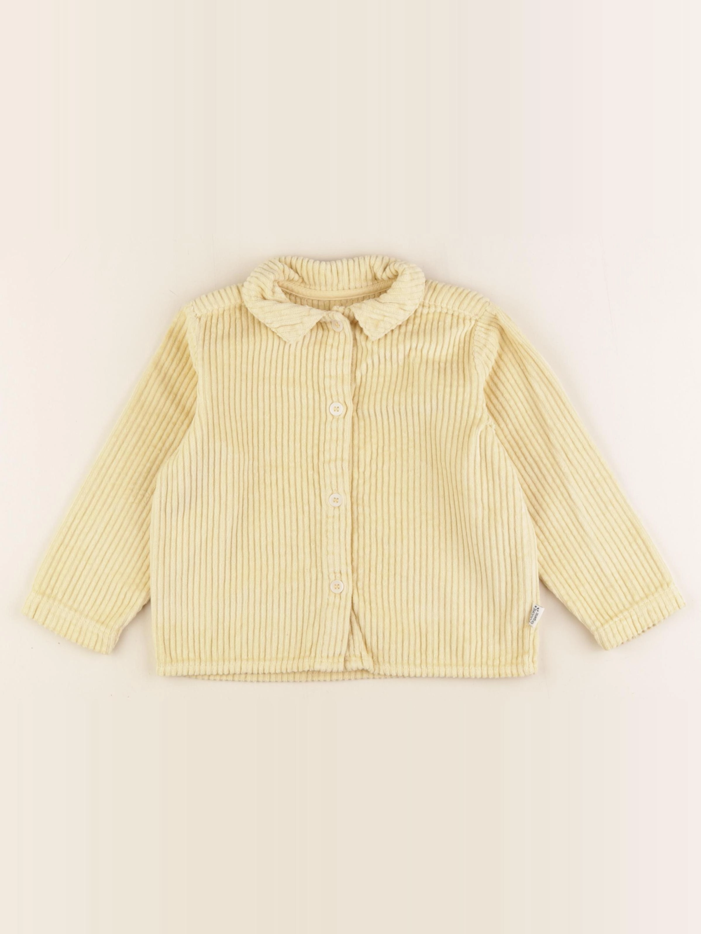 Poudre Organic - chemise jaune - 3 ans