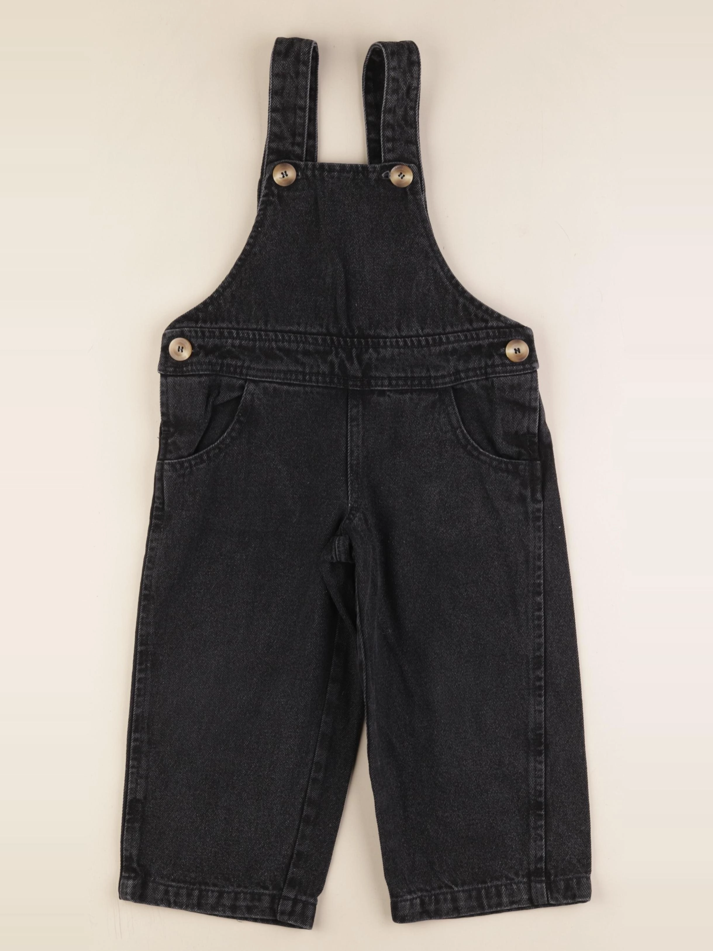 Poudre Organic - salopette noir - 3 ans