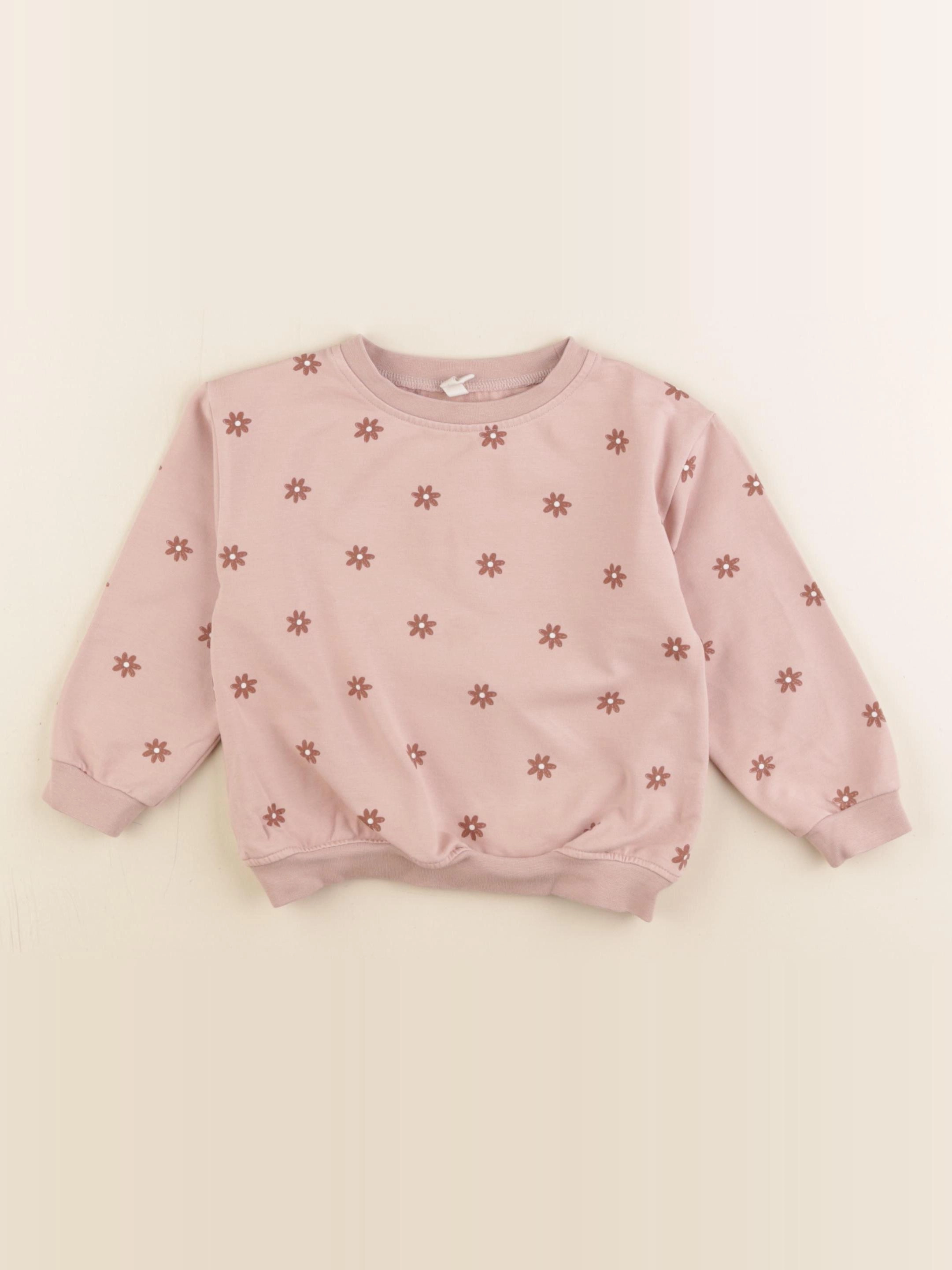 Quincy Mae - sweat rose - 18/24 mois