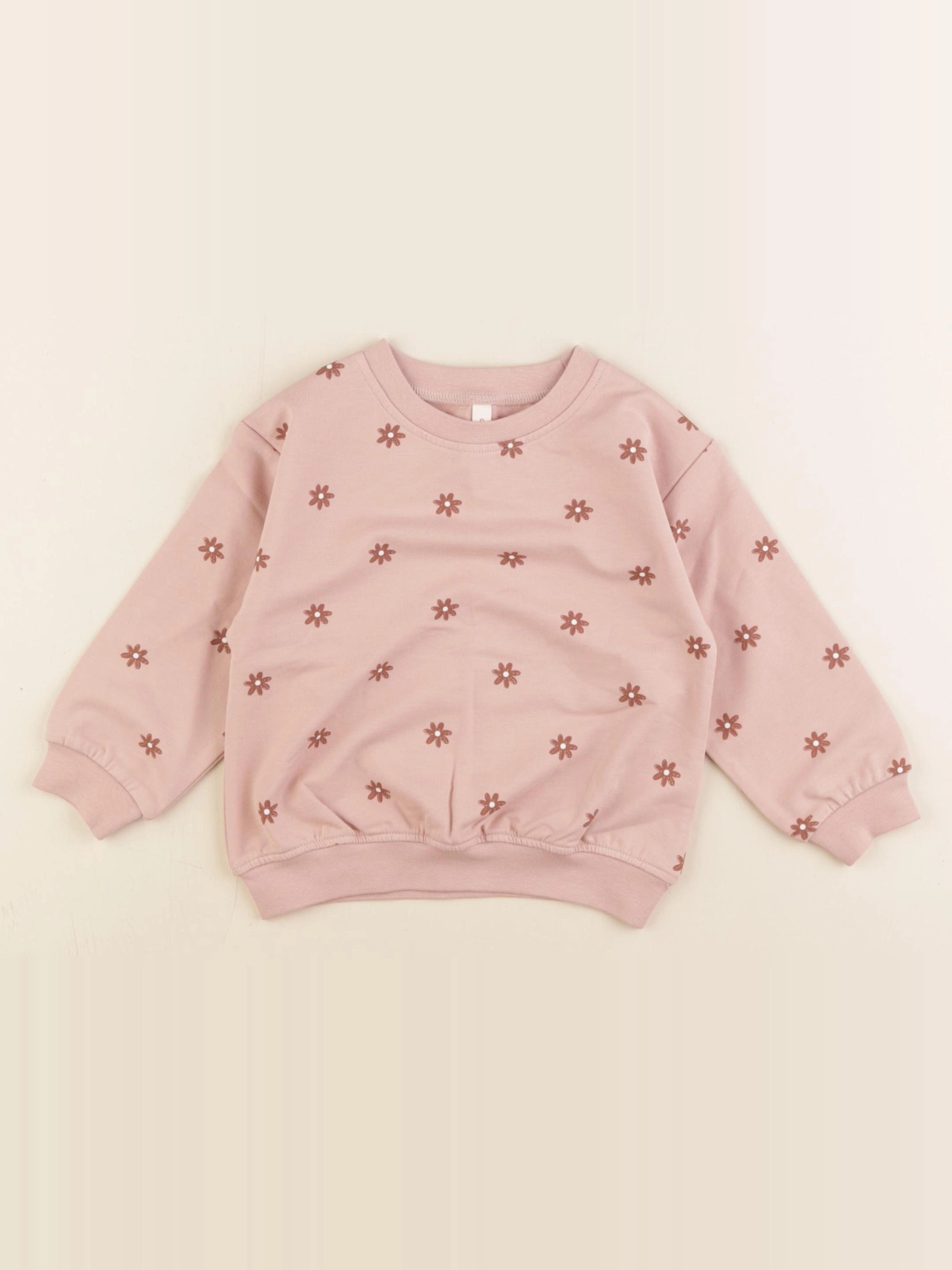 Quincy Mae - sweat rose - 12/18 mois