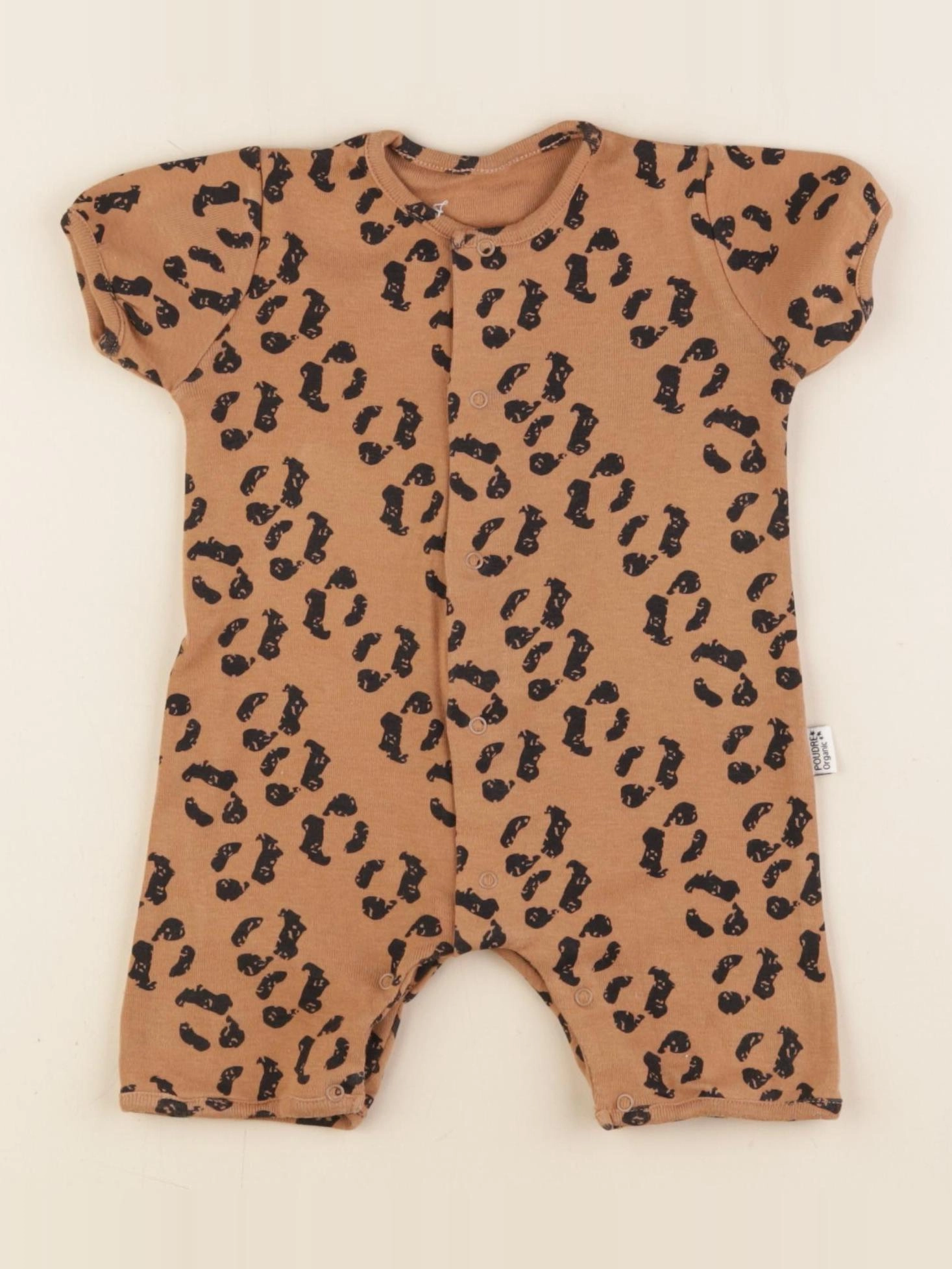 Poudre Organic - pyjama coton marron - 24 mois