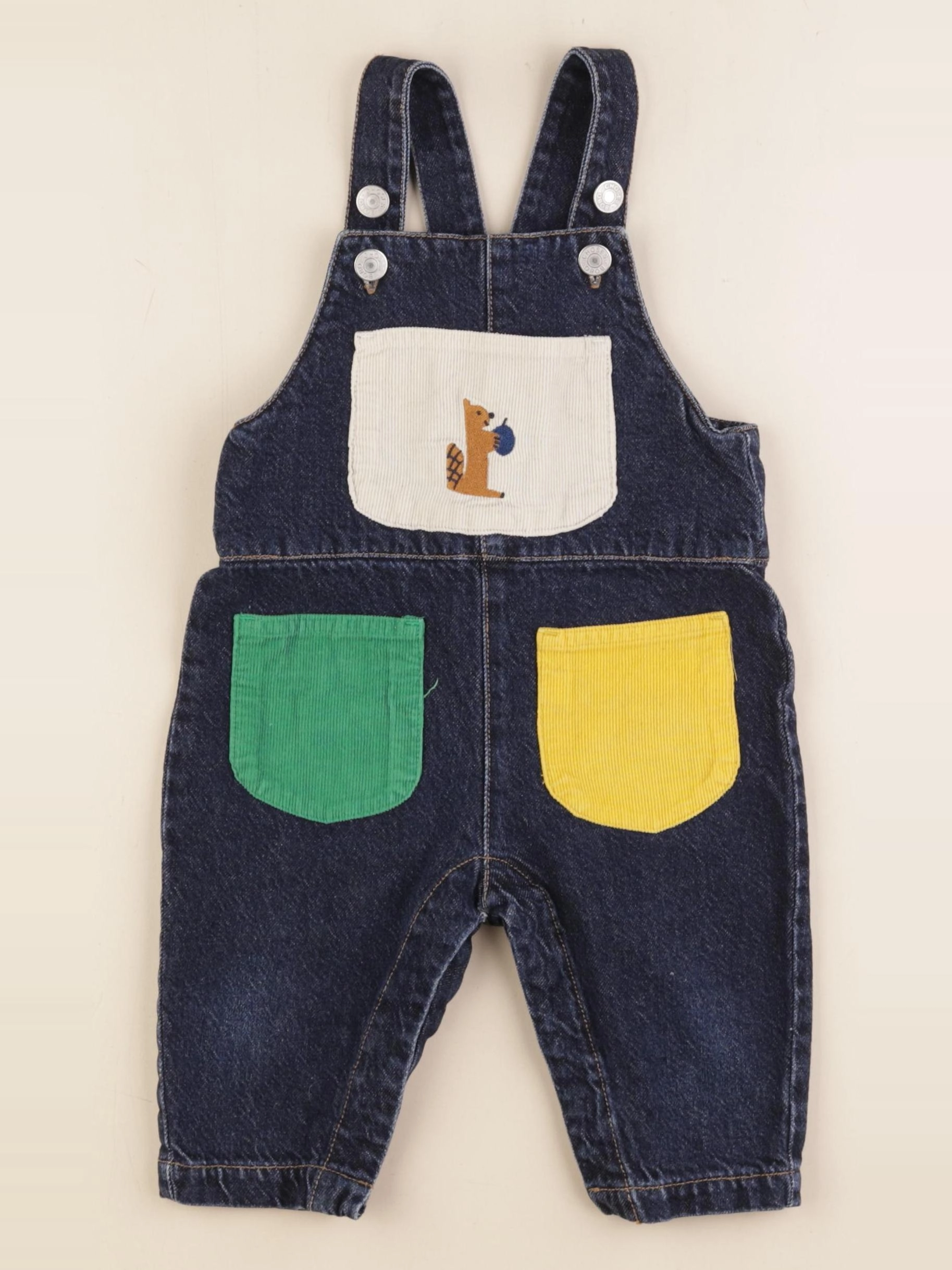 Bobo Choses - salopette bleu - 6 mois