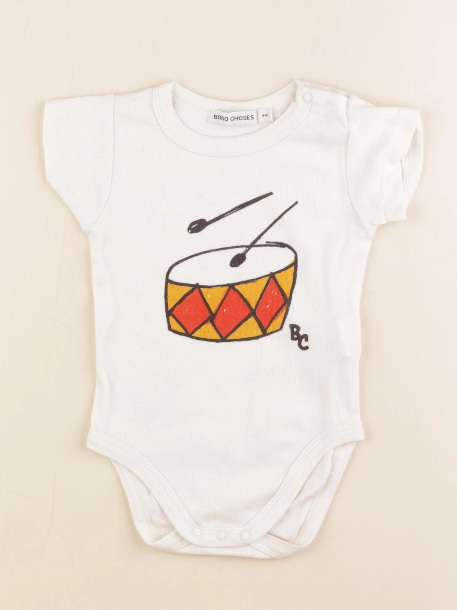 Bobo Choses - body blanc - 9 mois