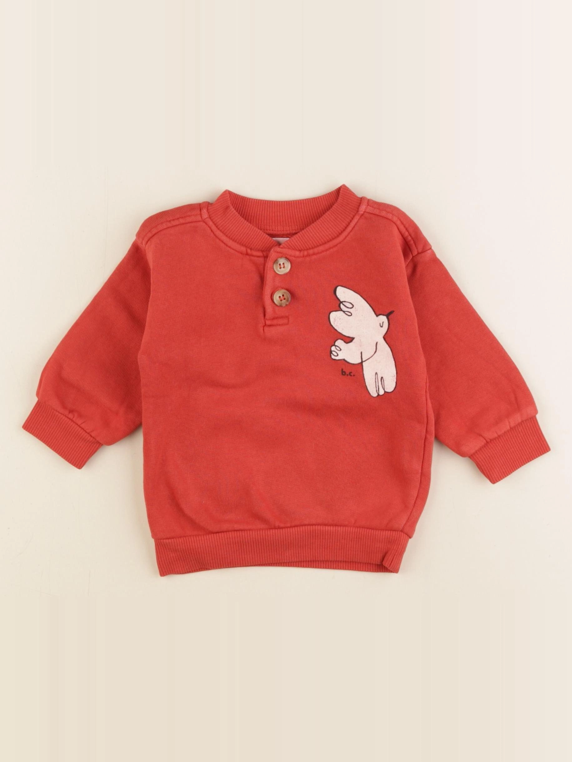 Bobo Choses - sweat rouge - 3 mois