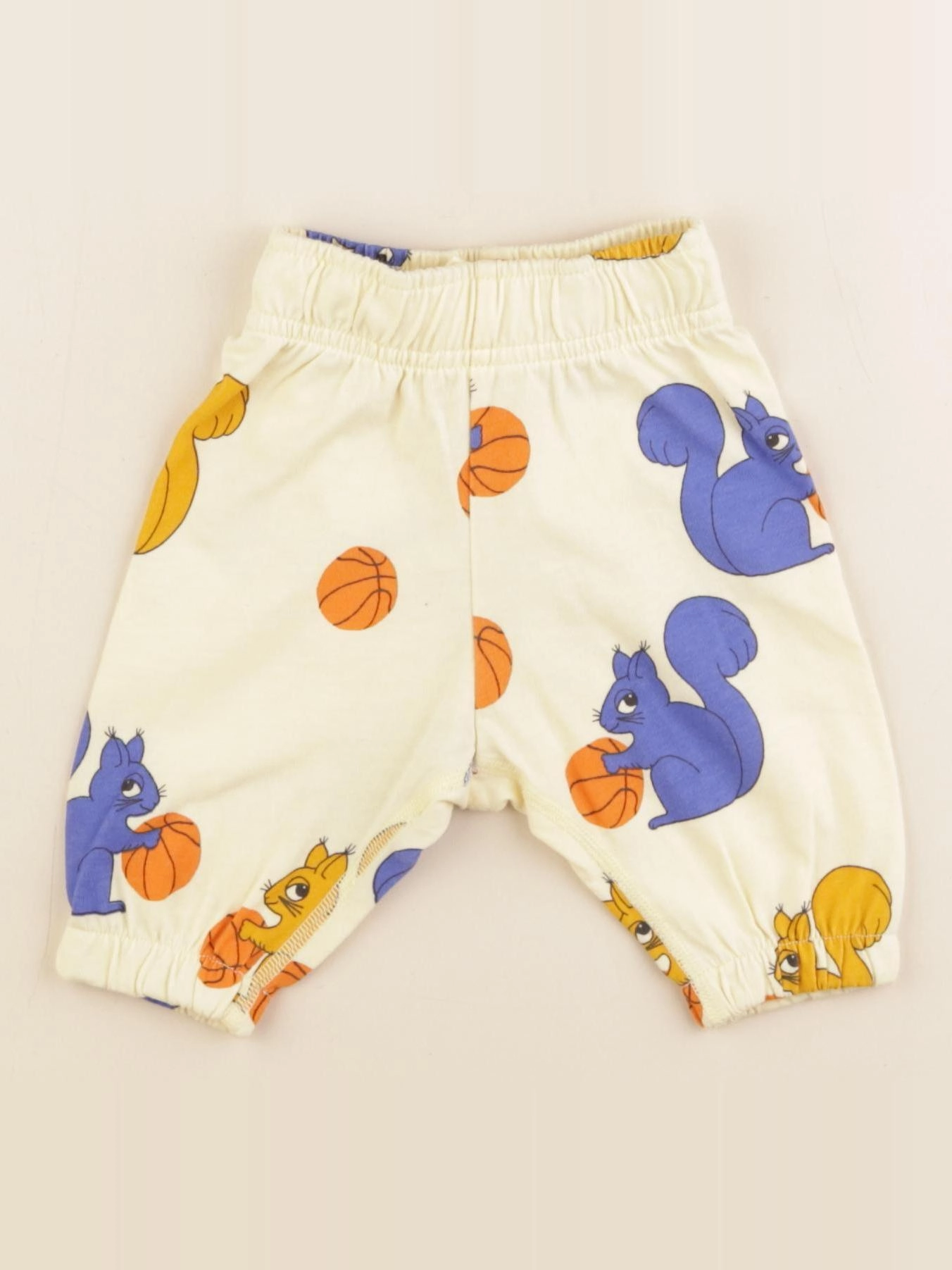 Mini Rodini - pantalon jaune - 1/4 mois