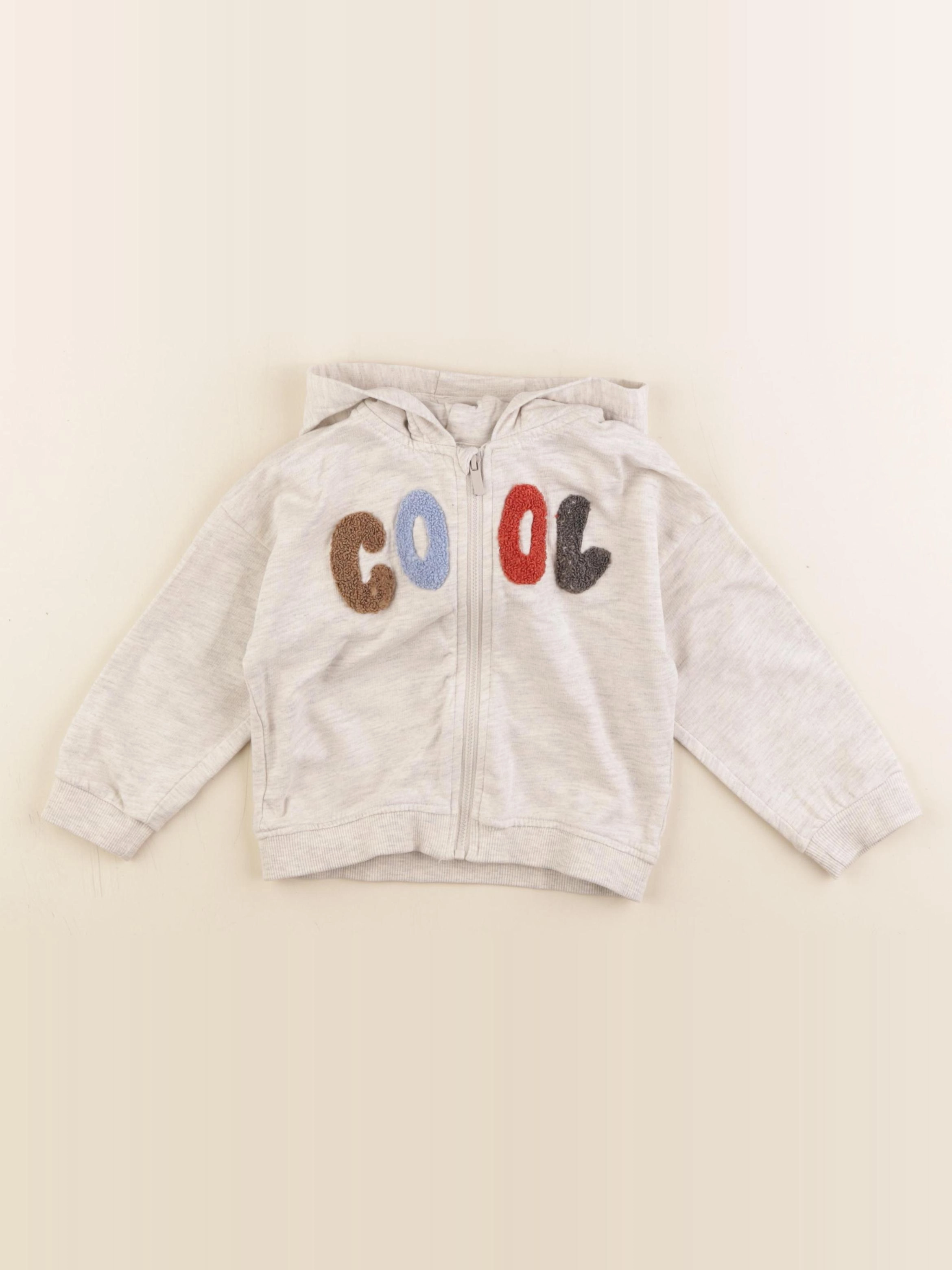 Vertbaudet - sweat gris - 18 mois