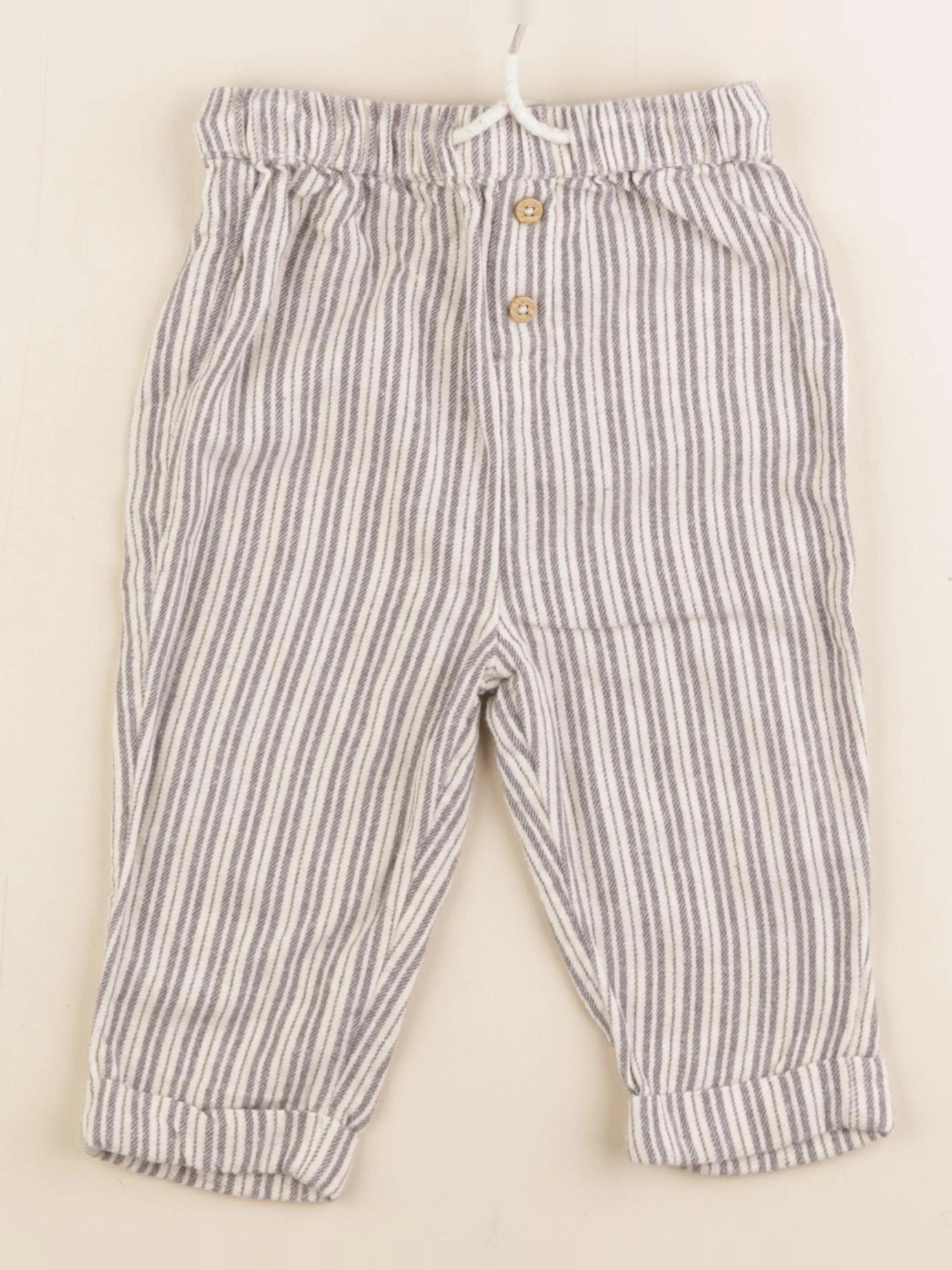 Vertbaudet - pantalon gris - 18 mois