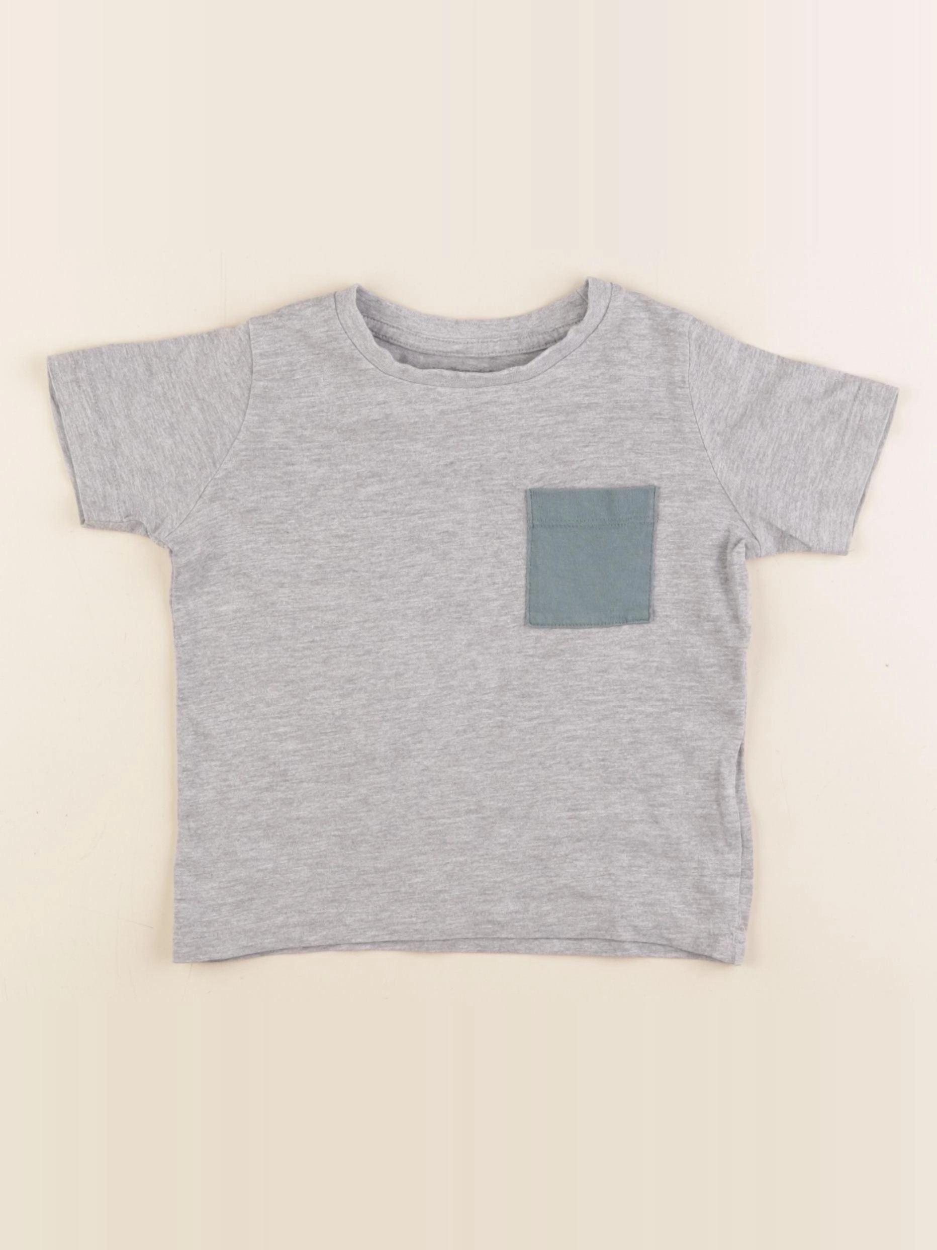 Vertbaudet - tee-shirt gris - 2 ans