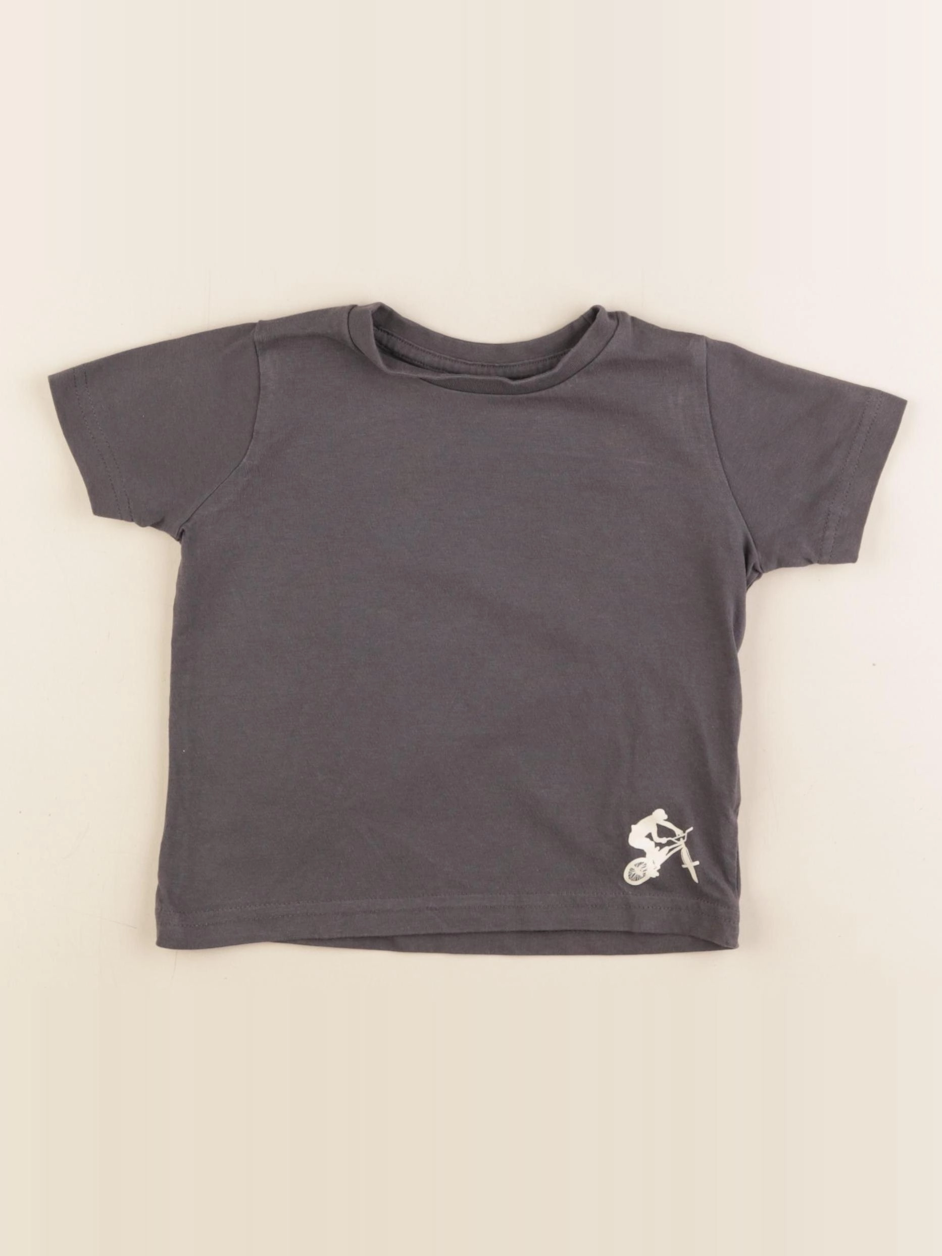 Vertbaudet - tee-shirt gris - 2 ans