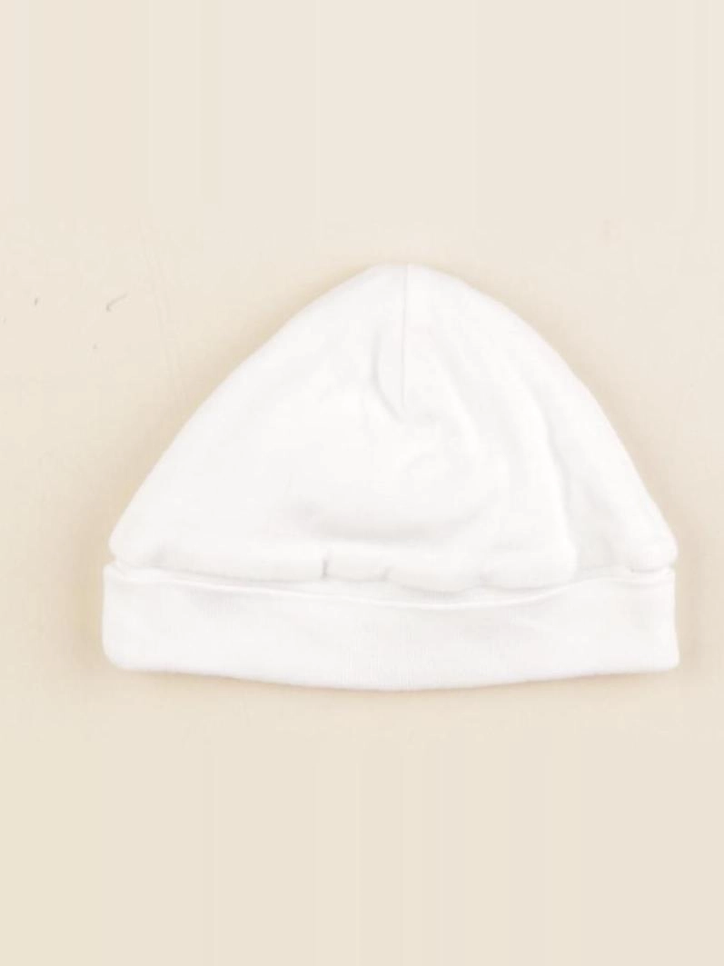 Vertbaudet - bonnet blanc - 12 mois