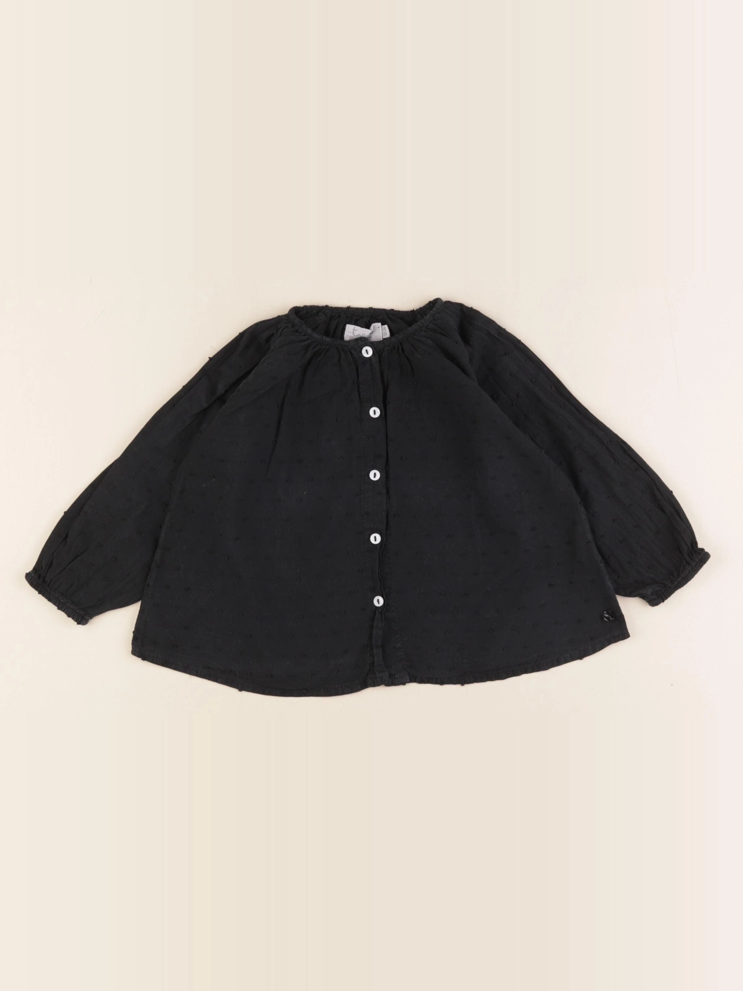 Tocoto vintage - blouse noir - 18/24 mois