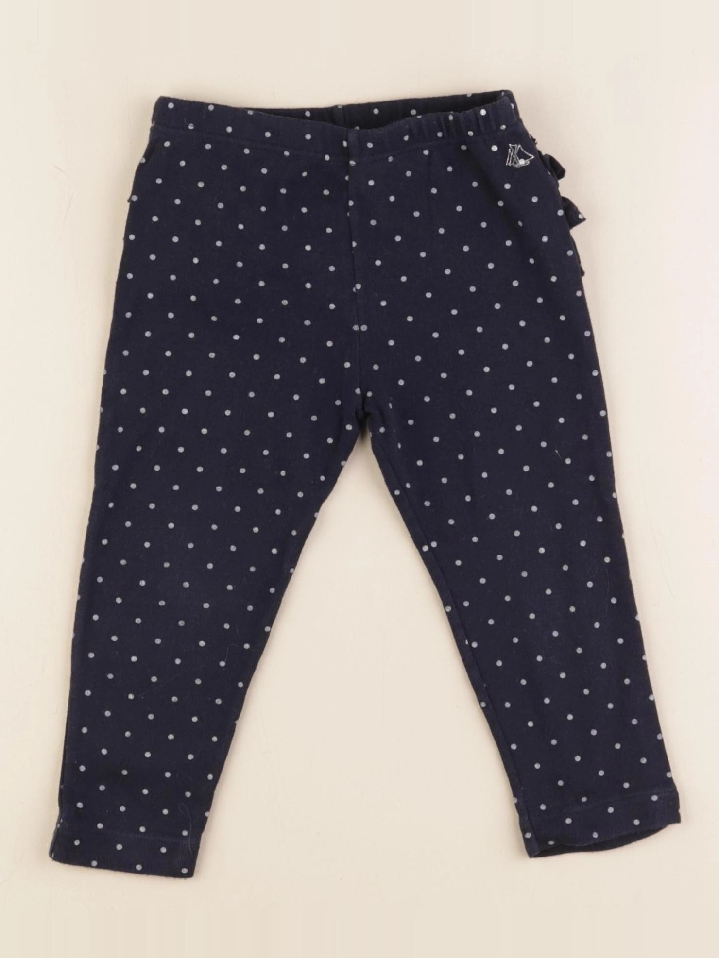 Petit Bateau - legging volants au dos bleu - 24 mois
