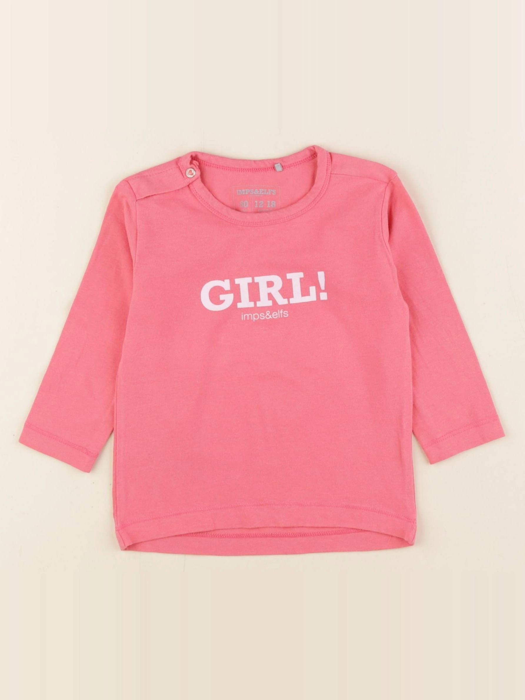 Imps & Elfs - tee-shirt rose - 12/18 mois