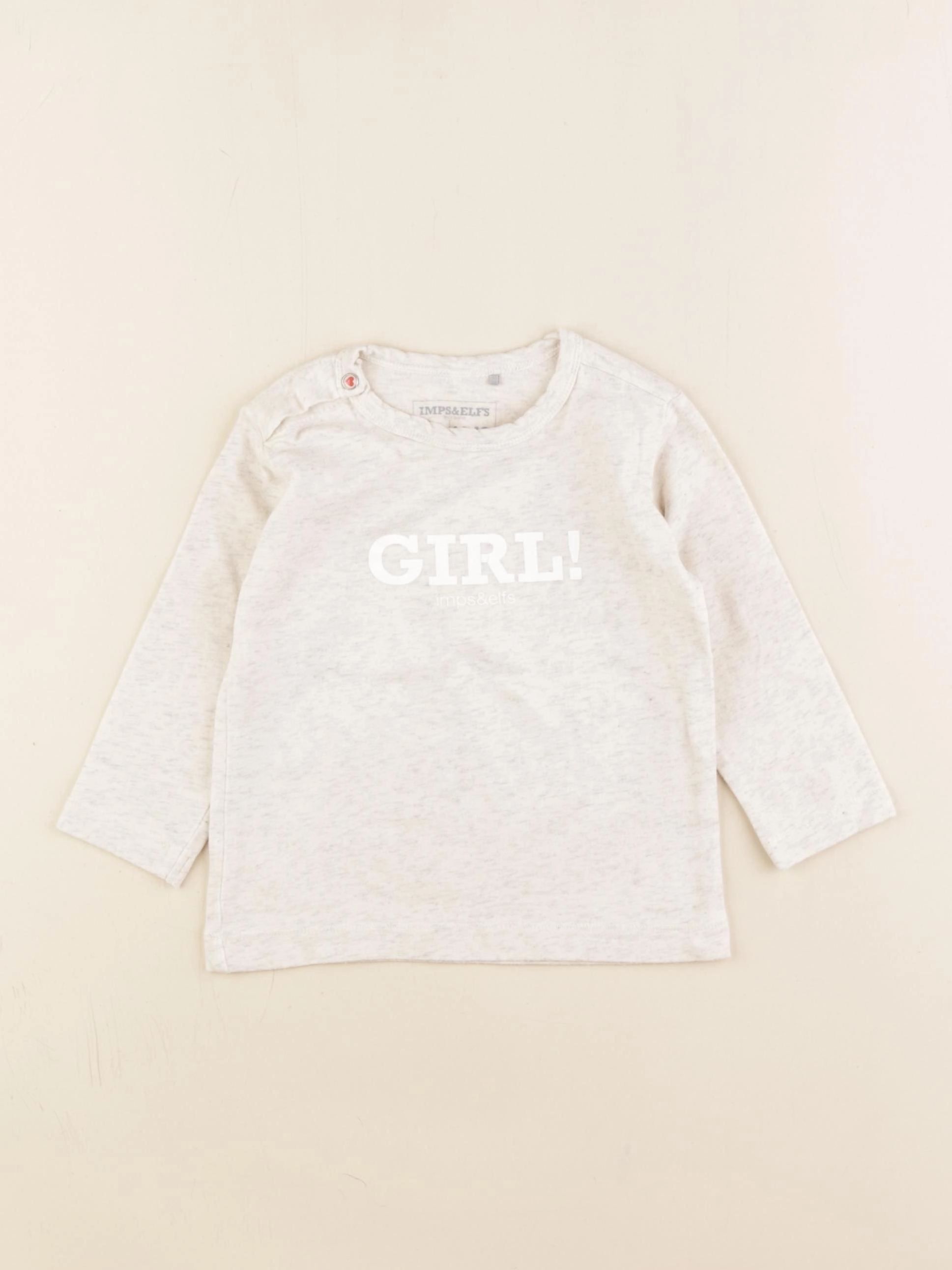 Imps & Elfs - tee-shirt beige - 12/18 mois