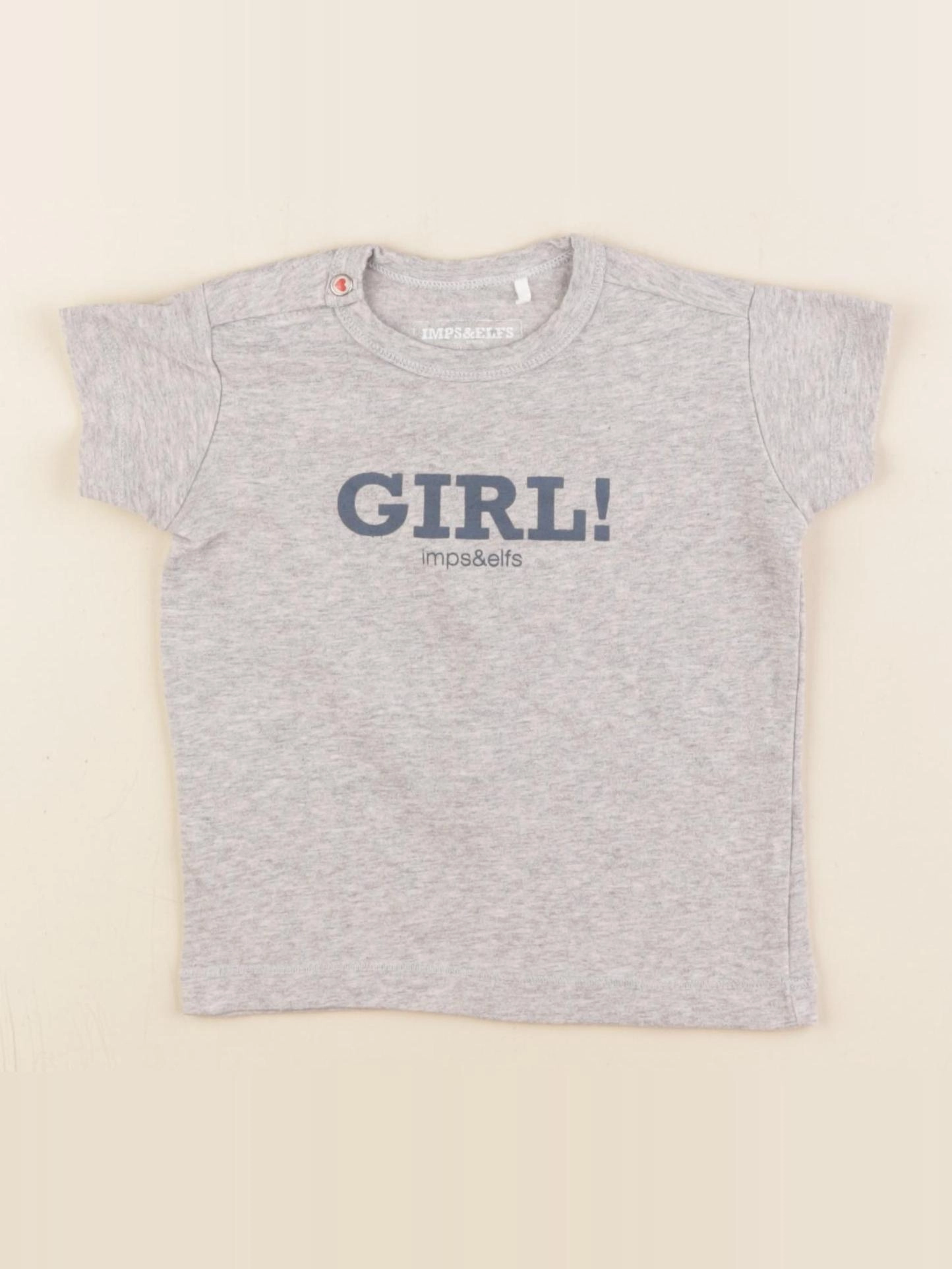 Imps & Elfs - tee-shirt gris - 12/18 mois