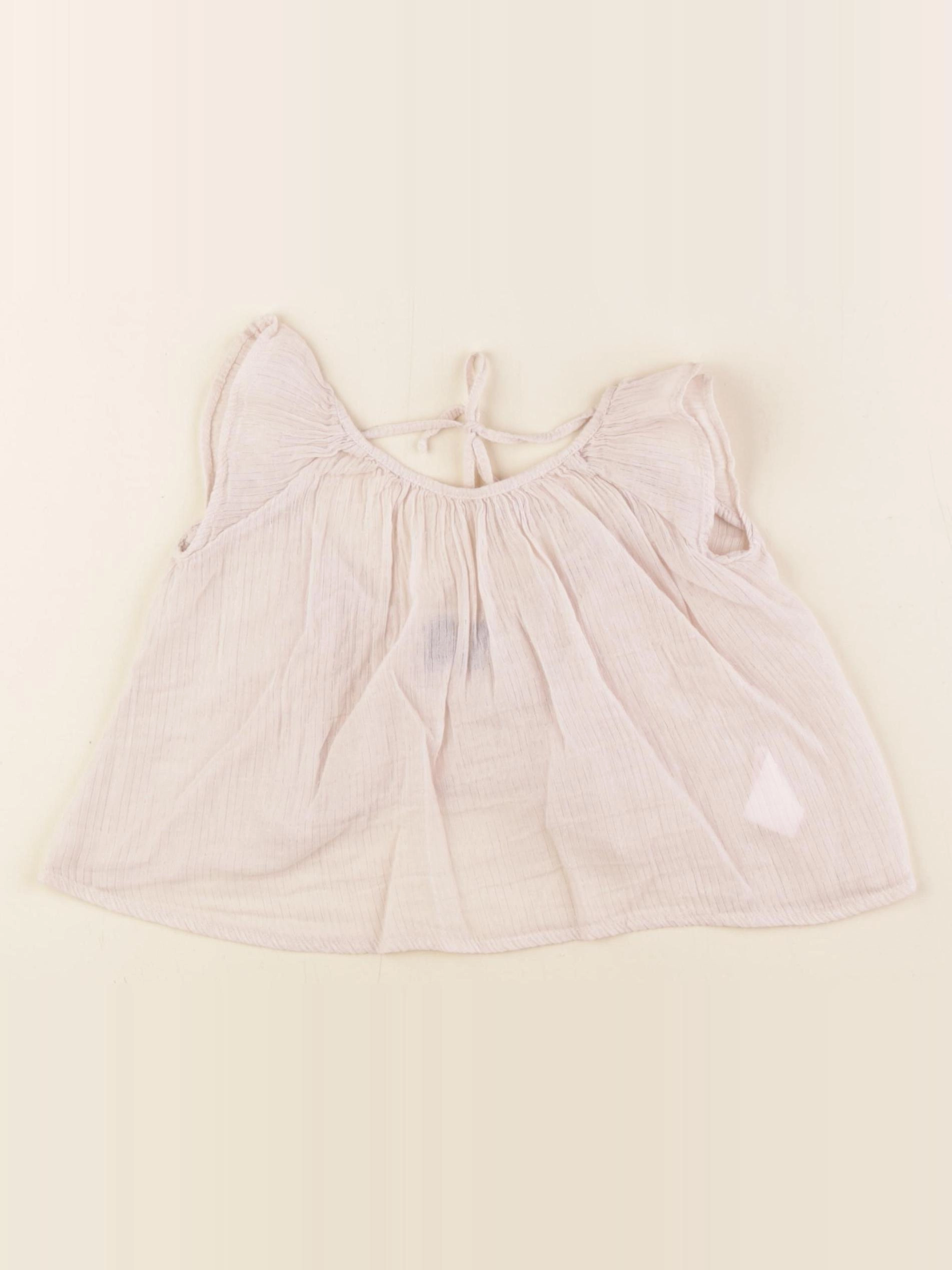 Tocoto vintage - blouse rose, argent - 2/3 ans