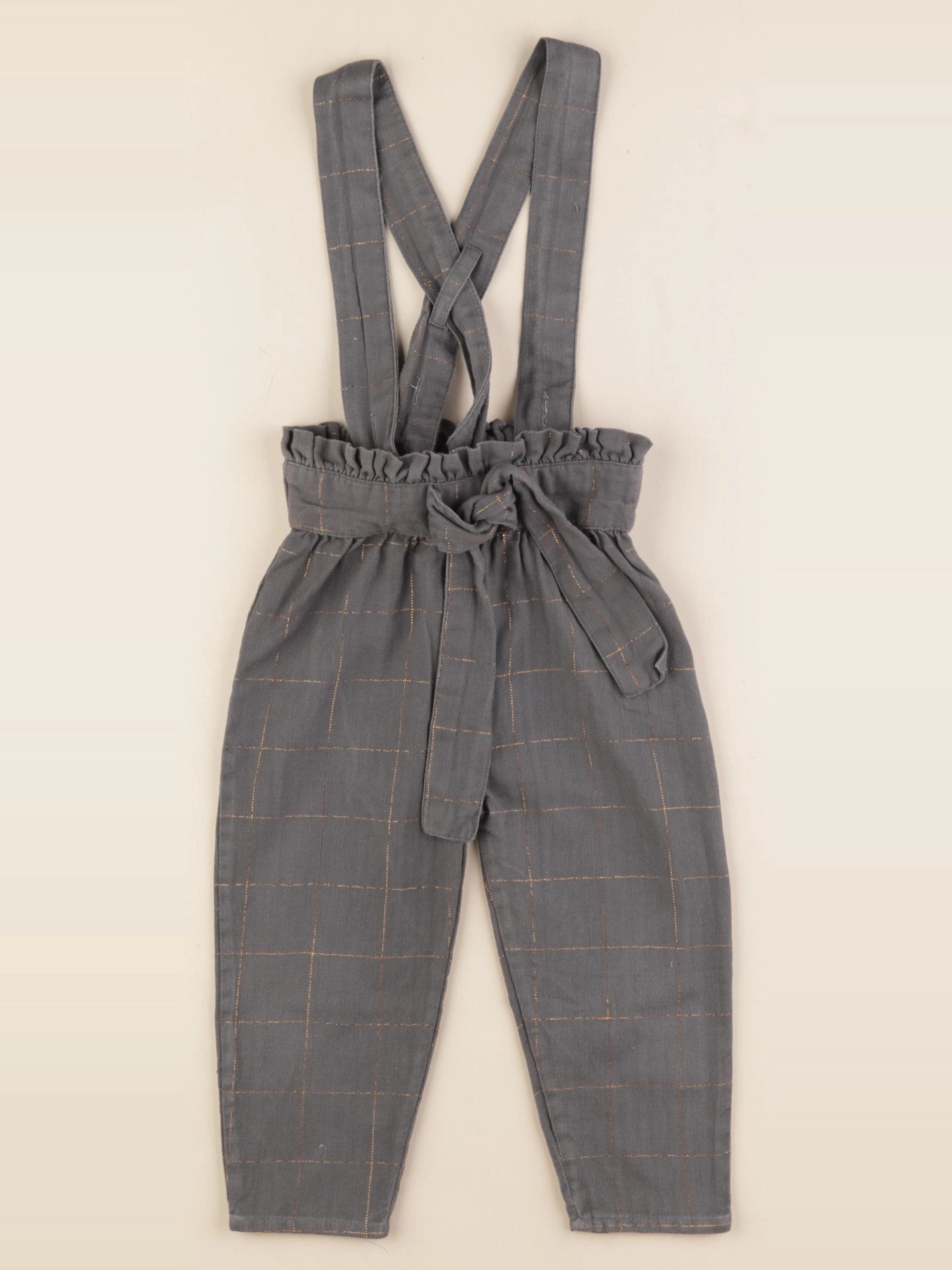 Louis Louise - pantalon gris, or - 2 ans
